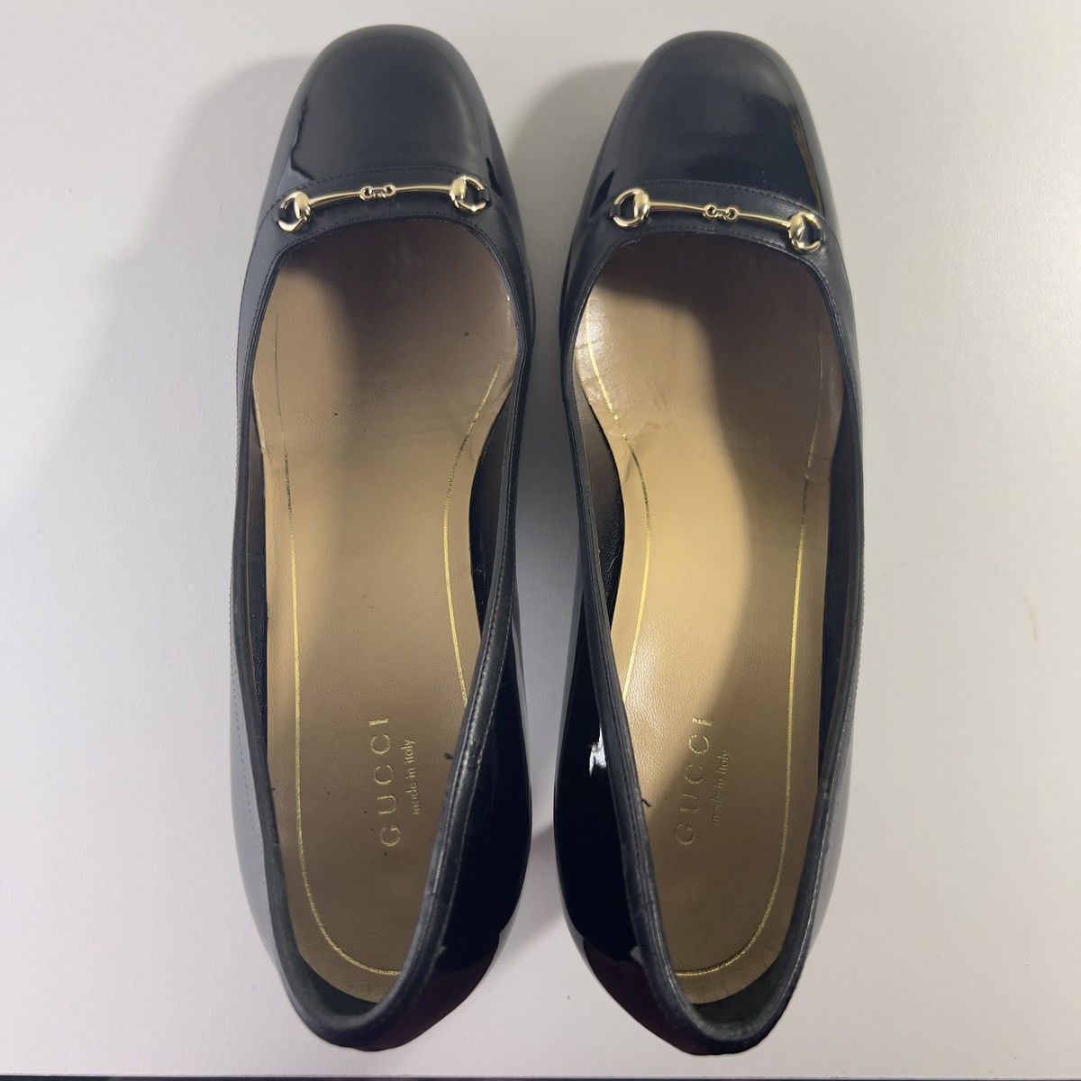 Gucci Gucci Horsebit Black Patent Leather Pumps Size 40 US Sz 10 Size US 10 / IT 40 - 8 Thumbnail