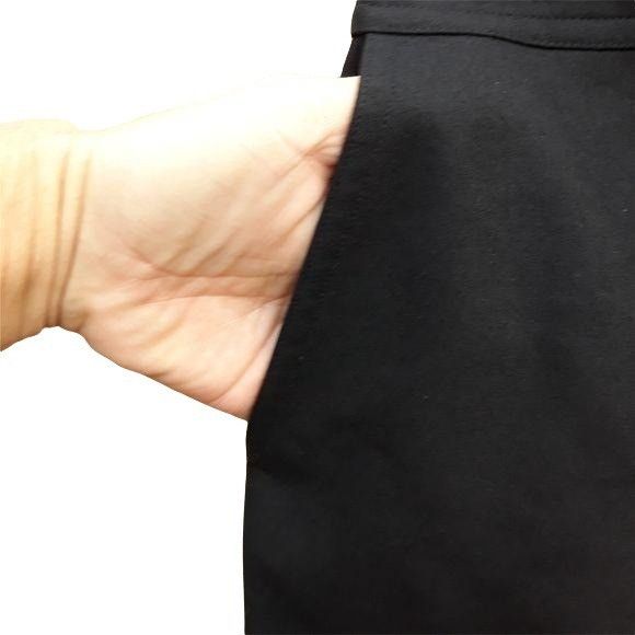 Vintage Vtg Worth Wool Cashmere Pencil Skirt Sz 4 Black Classic Knee Size 27" / US 4 / IT 40 - 9 Thumbnail