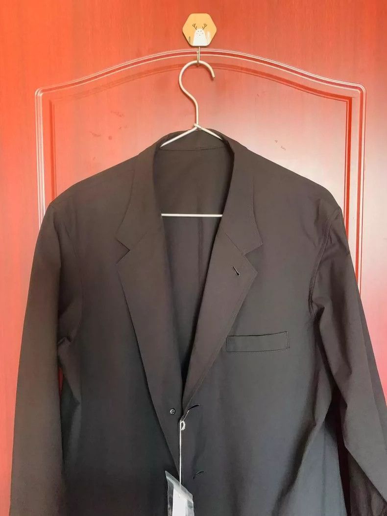 Yohji Yamamoto Yohji Yamamoto Yohji Yamamoto Black Suit Jacket for Sale Size US M / EU 48-50 / 2 - 8 Thumbnail
