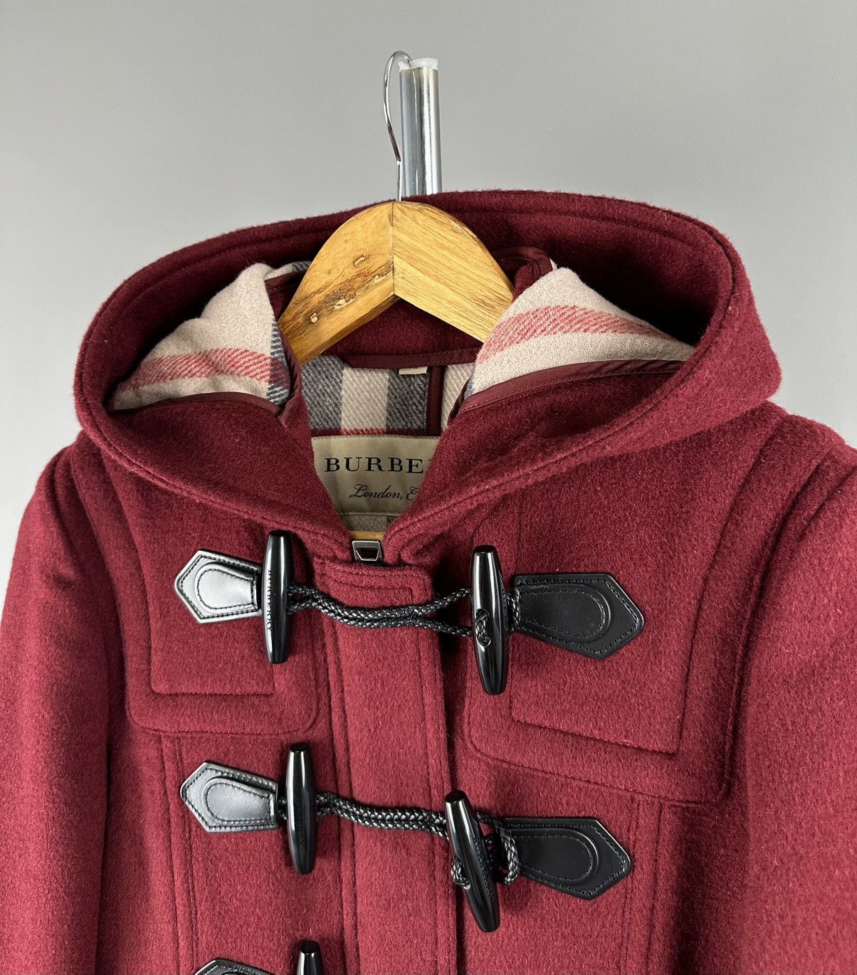 Burberry Burberry - Wool Short Black Well Duffle Coat Size XS / US 0-2 / IT 36-38 - 4 Thumbnail