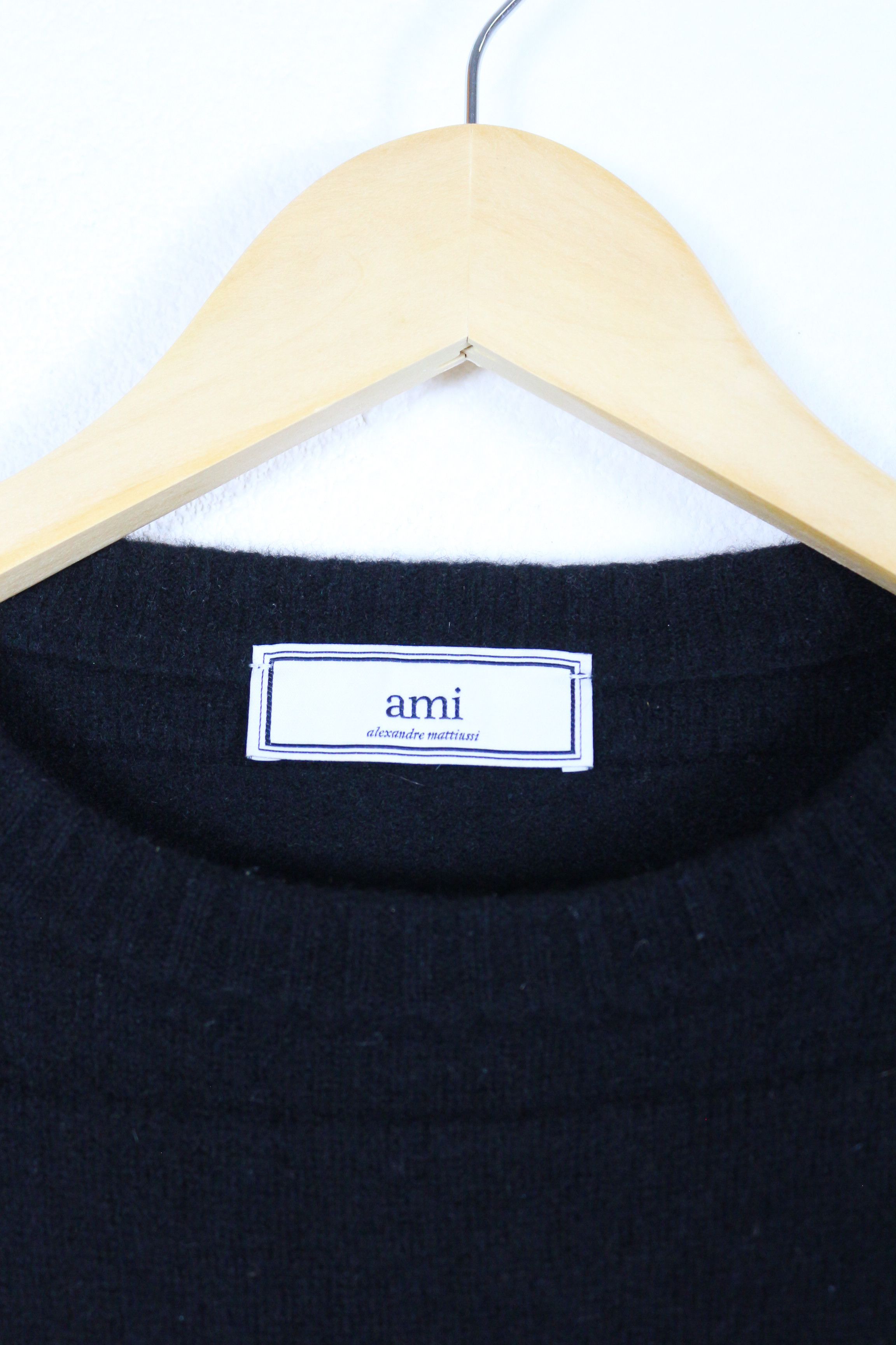 AMI AMI Paris Wide Knit Stripe Wool Sweater Size US L / EU 52-54 / 3 - 3 Thumbnail