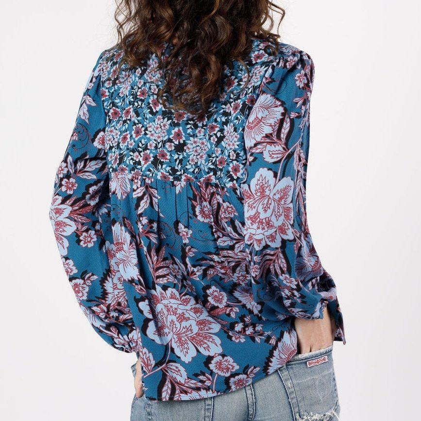 Other NWT B.O.G. Band of the Free Josie Blouse Top Sz. S Sapphire Size S / US 4 / IT 40 - 5 Thumbnail