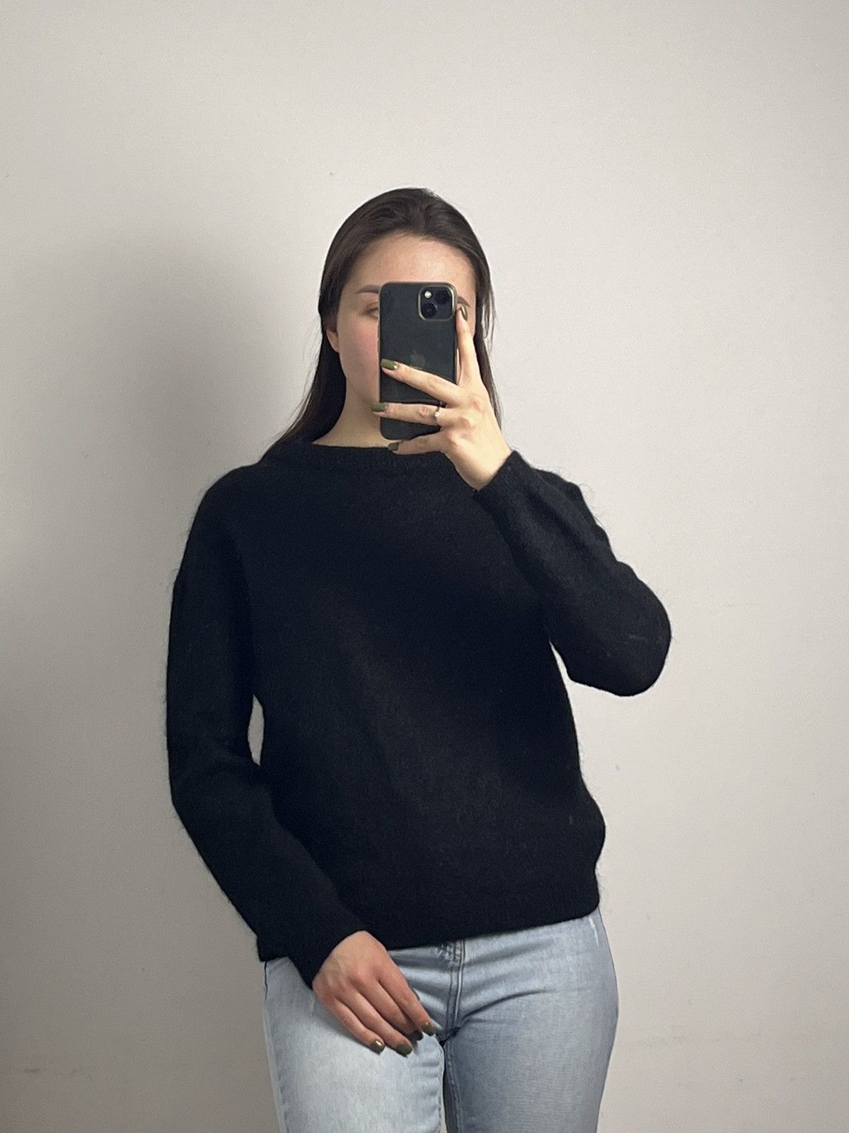 image of Acne Studios Dramatic Moh Paw15 in Black, Women's (Size Small)