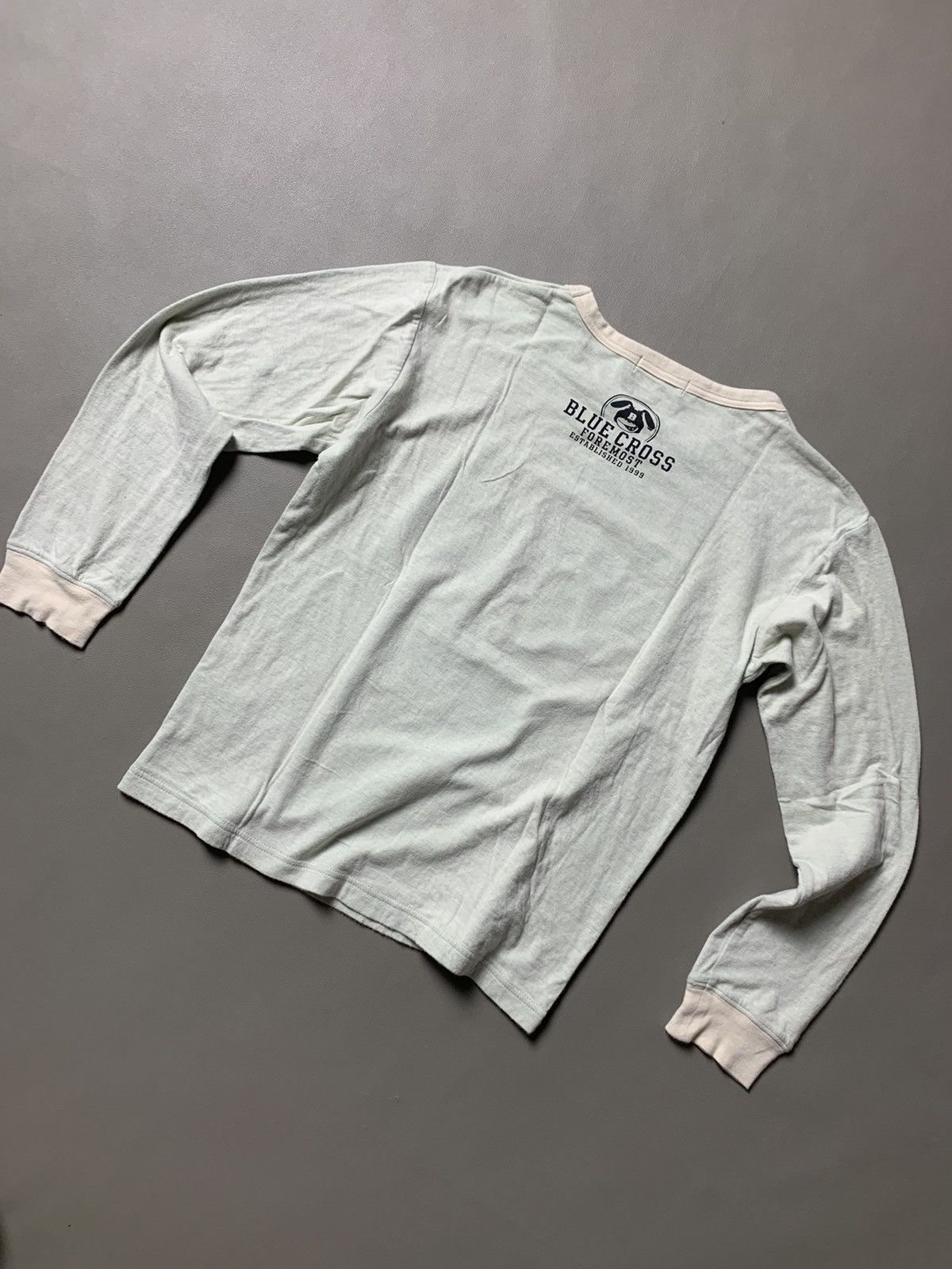 Beauty Beast × Hysteric Glamour × Japanese Brand Blue Cross Longsleeve Size US M / EU 48-50 / 2 - 3 Thumbnail