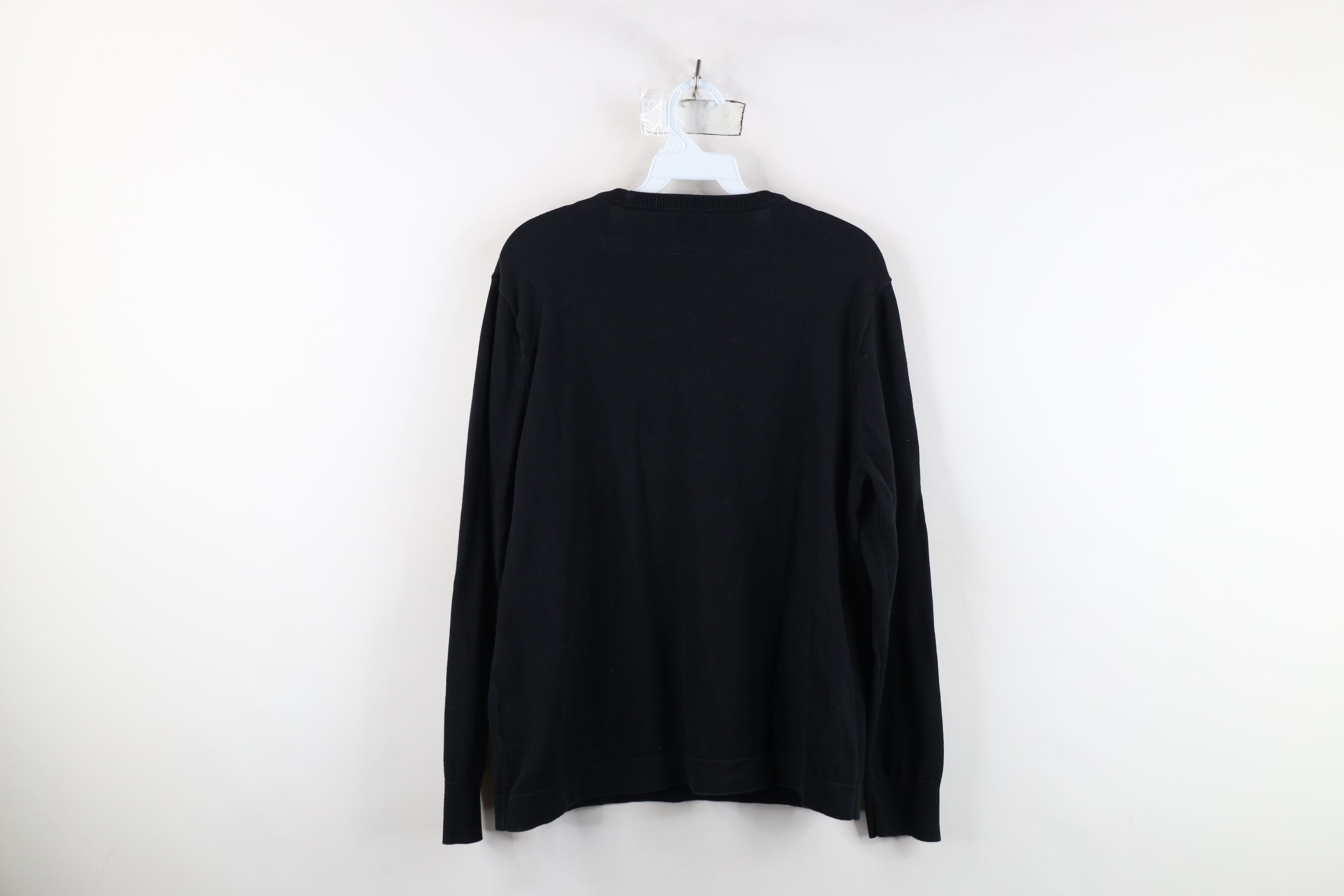 J.Crew J Crew Blank Lightweight Cotton Knit Crewneck Sweater Black Size L / US 10 / IT 46 - 12 Thumbnail