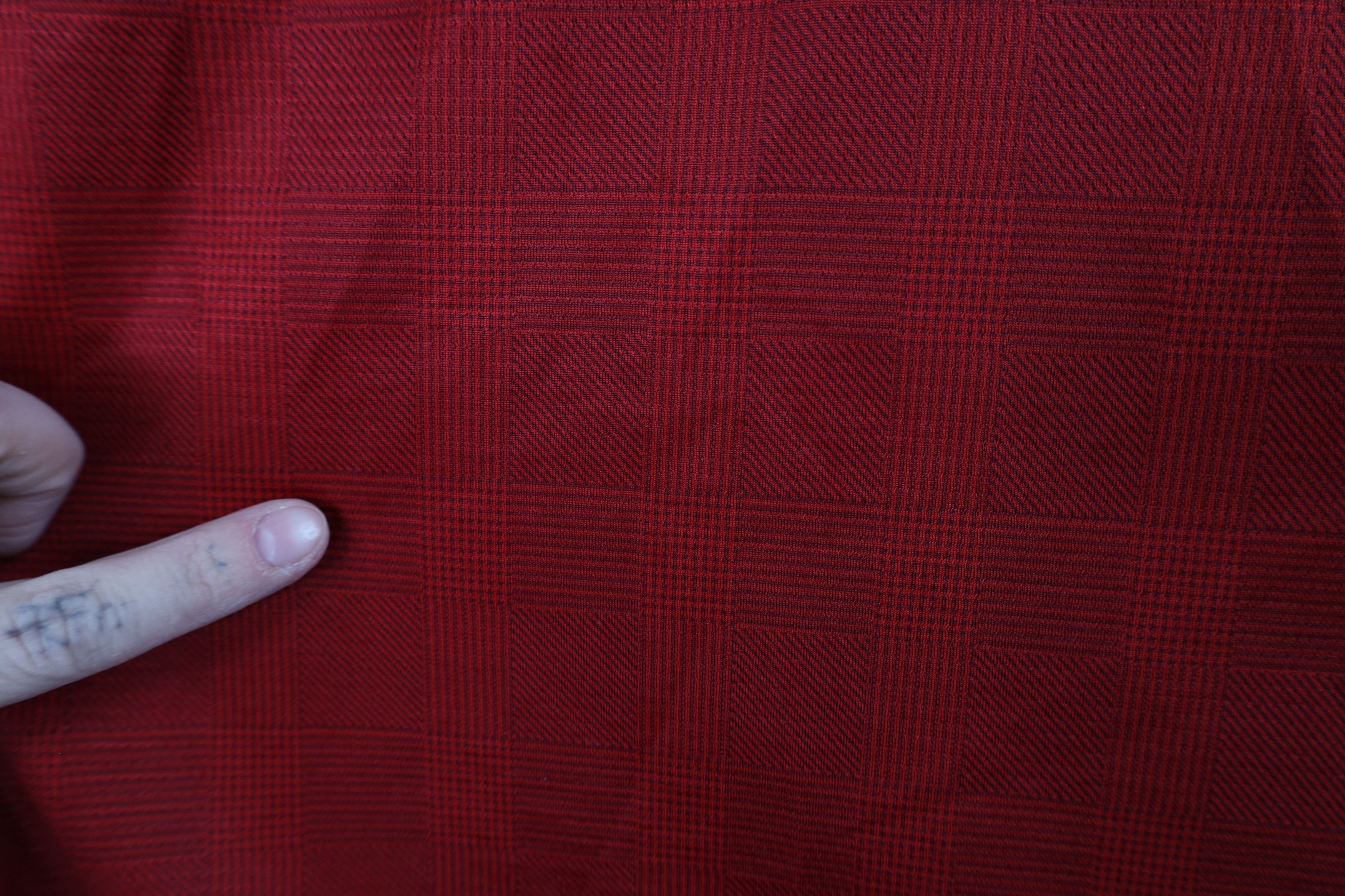 Nike × Vintage Nike Check Plaid Short Sleeve Collared Golf Polo Shirt Red Size US XXL / EU 58 / 5 - 5 Thumbnail