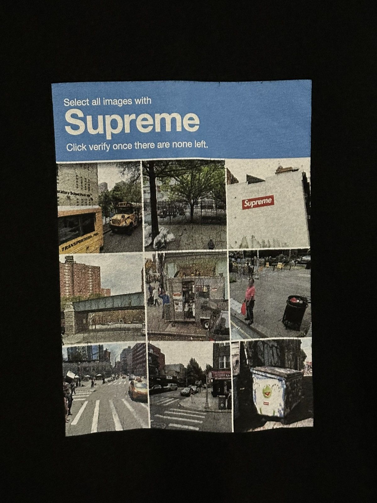 Supreme Supreme Verify Tee Size US M / EU 48-50 / 2 - 2 Thumbnail