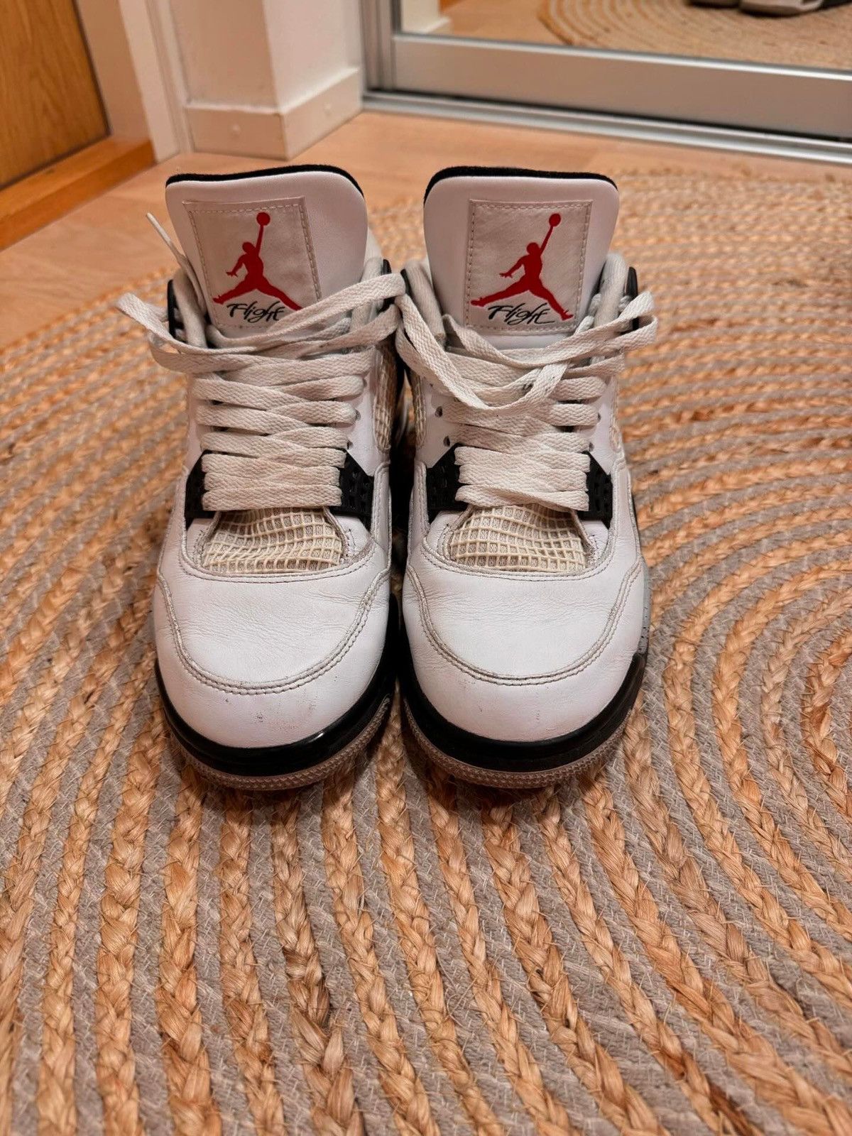 Jordan Brand Air Jordan 4 Retro White Cement 2016 Size US 8.5 / EU 41-42 - 3 Thumbnail