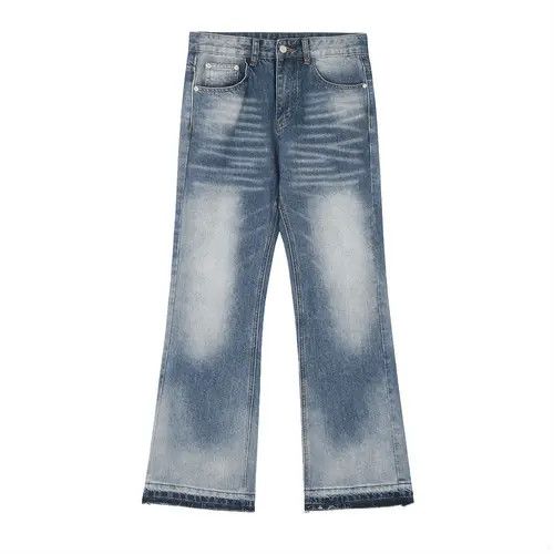 VIBE American washed men's street loose gradient bootcut jeans Size US 34 / EU 50 - 7 Thumbnail