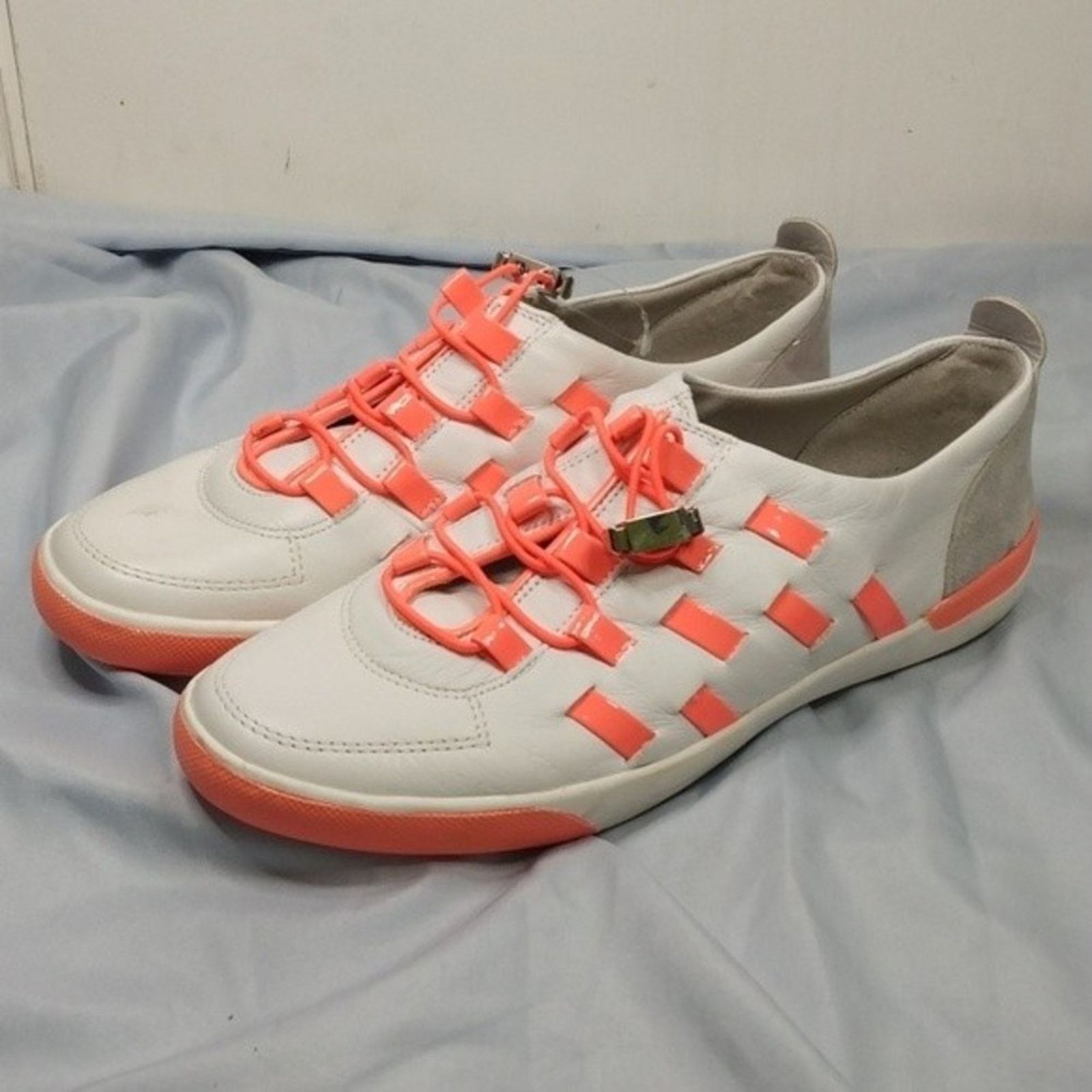 Calvin Klein Calvin Klein Tullie Leather Toggle Laces Woven Tennis 7.5 Size US 7.5 / IT 37.5 - 1 Thumbnail