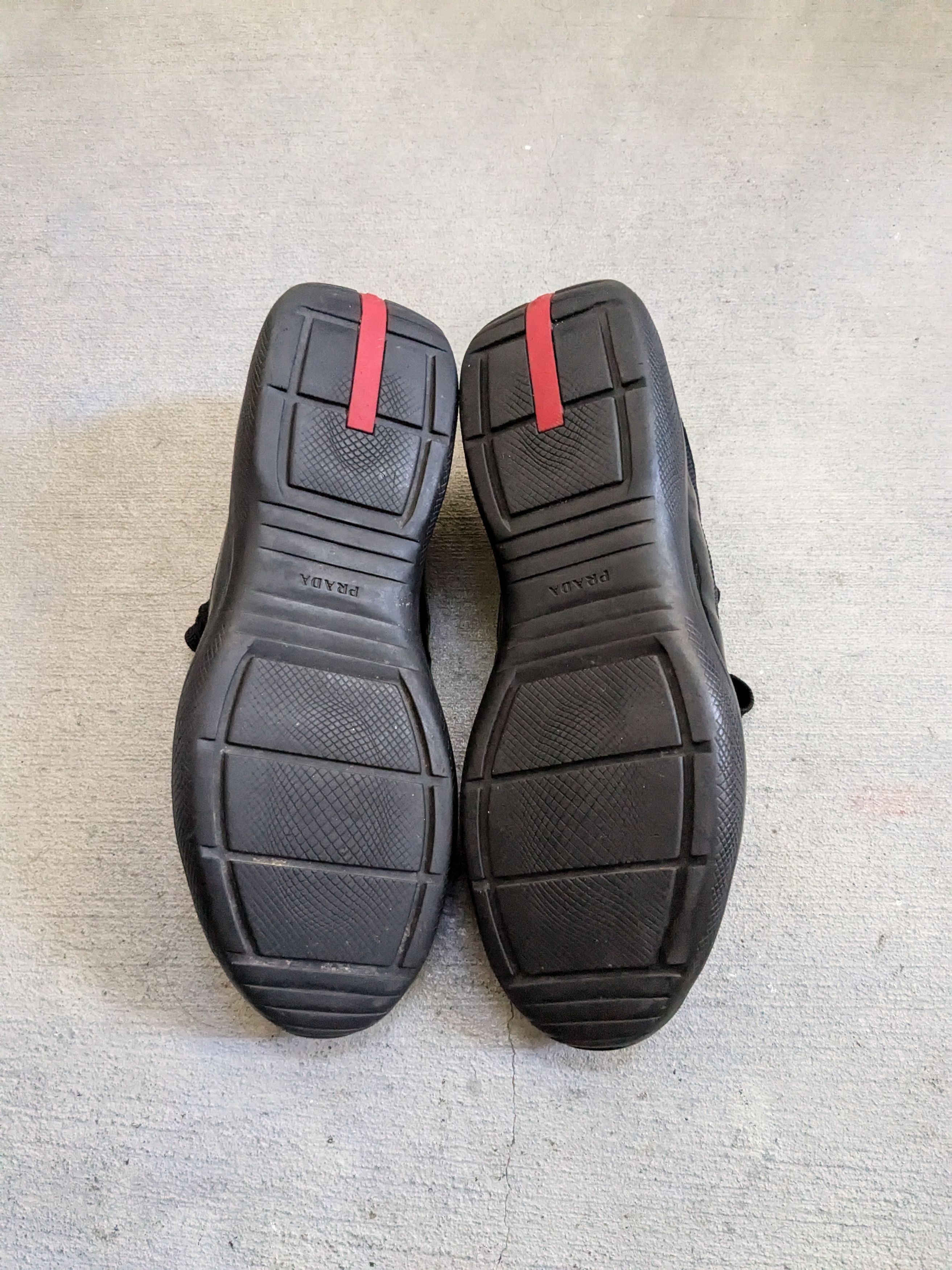 Prada Prada America's Cup Black Patent Leather Red 11.5 Low Tops Size US 11.5 / EU 44-45 - 16 Thumbnail