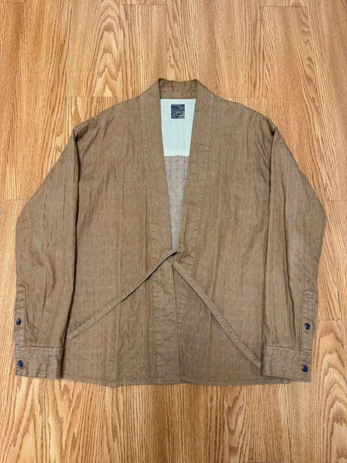 Visvim visvim sashiko lhamo shirt in brown Size US L / EU 52-54 / 3 - 1 Thumbnail