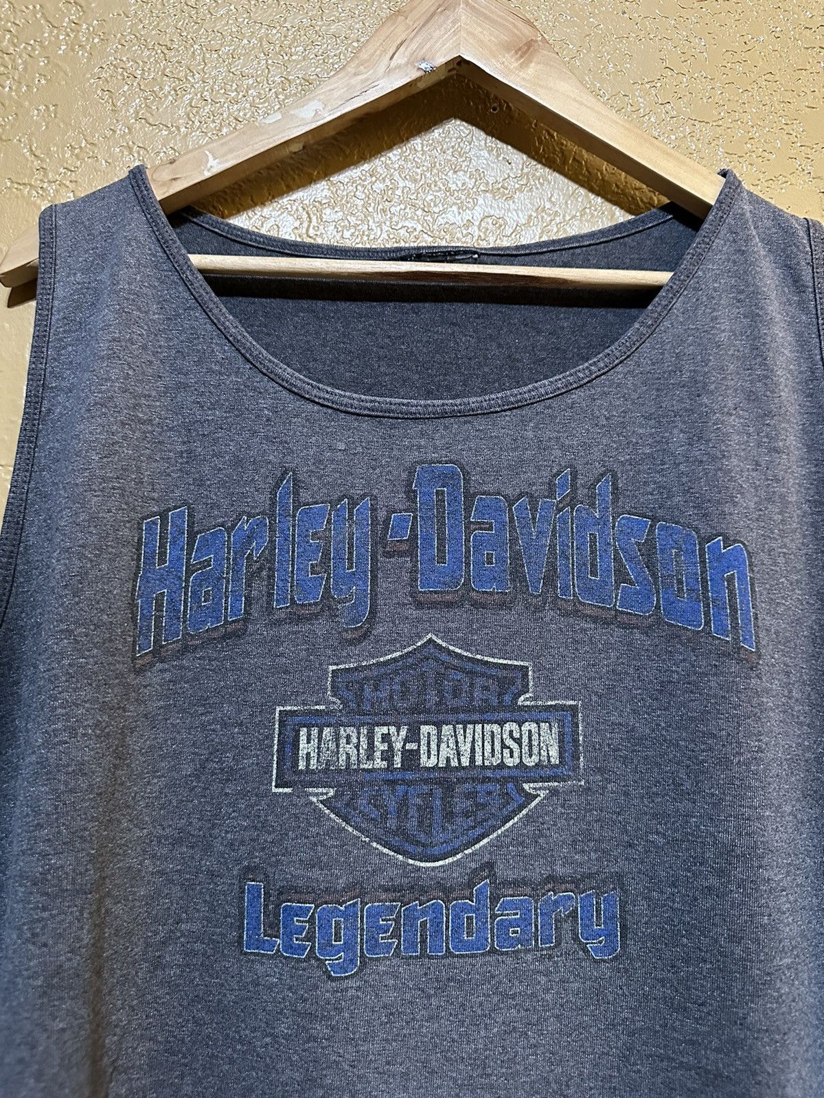 Harley Davidson × Vintage 🦅 Vintage Harley Davidson Eagle Tank Top Shirt XL Y2K Size US XL / EU 56 / 4 - 3 Thumbnail