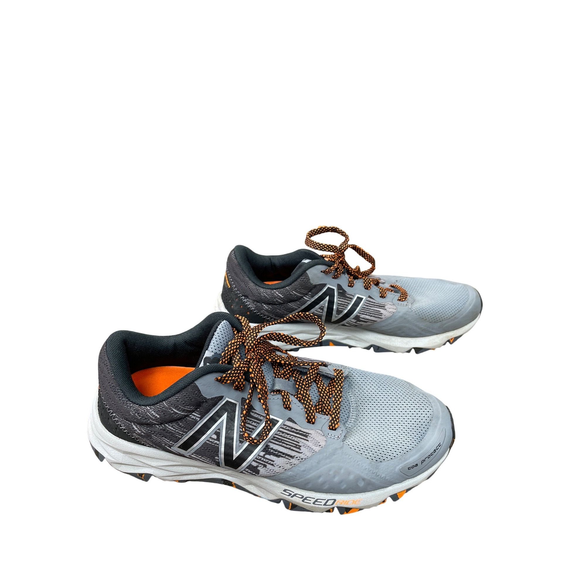 New Balance New Balance Mens 690 V2 Trail Running Shoes Gray/Orange Size Size US 7.5 / EU 40-41 - 4 Thumbnail