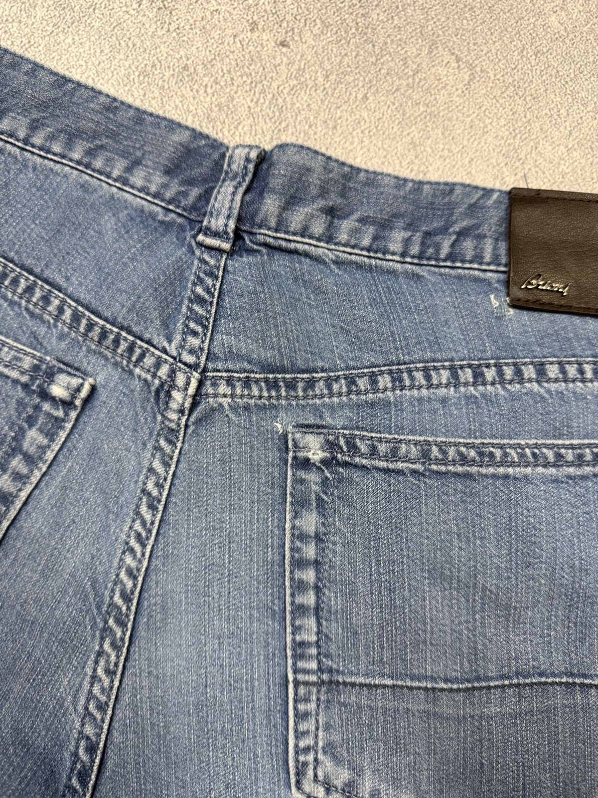 Brioni Mens Vintage Brioni Denim jeans luxury pants distressed Size US 38 / EU 54 - 11 Thumbnail