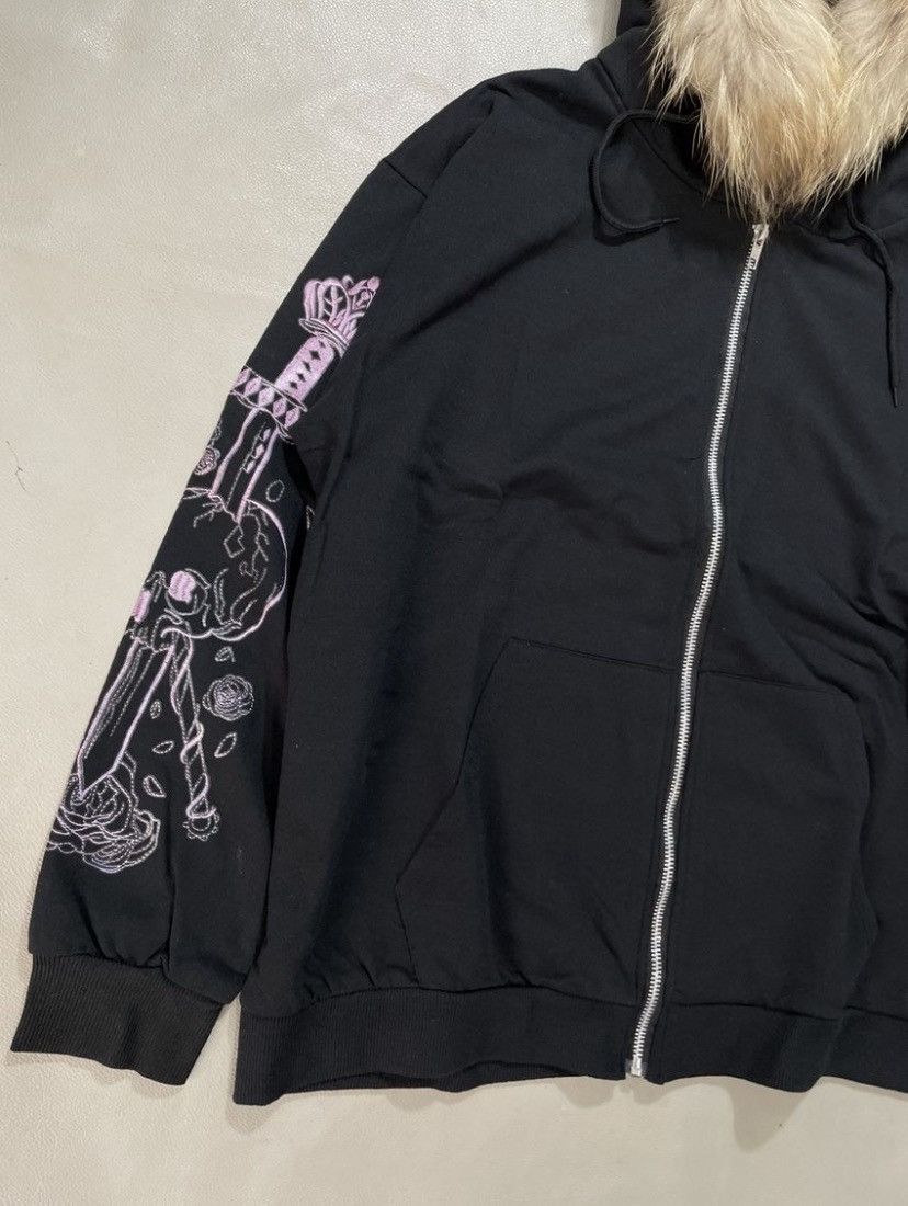 Japanese Brand Gothic Skull LGB If Six Was Nine Style Faux FurHoodie Jacket Size US M / EU 48-50 / 2 - 3 Thumbnail