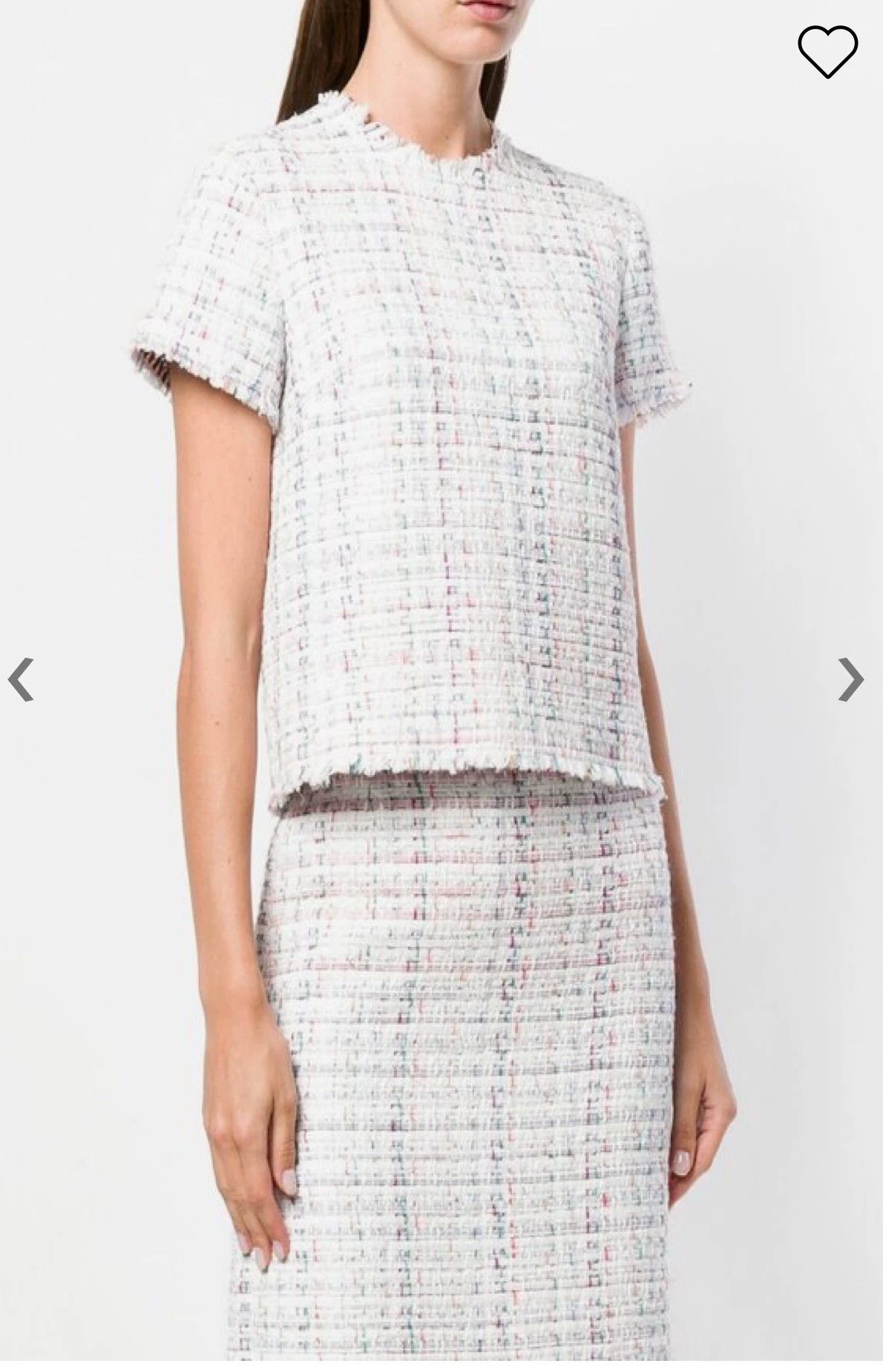 Thom Browne Thom Browne Women's Short Sleeve Raw Edge Cardigan Size XS / US 0-2 / IT 36-38 - 6 Thumbnail