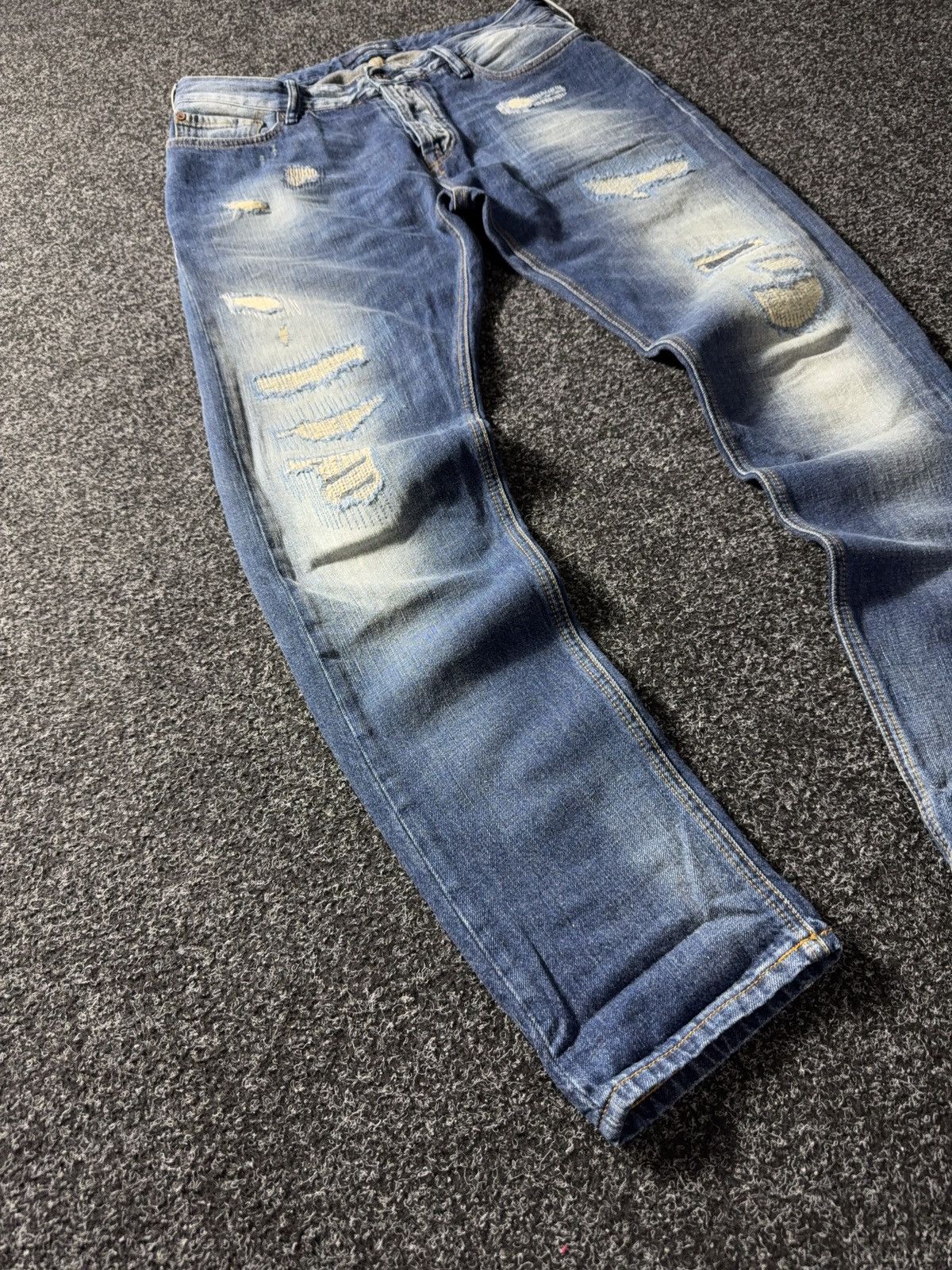 If Six Was Nine × Scotch & Soda × Vintage Distressed 2000s Scotch & Soda denim pants jeans y2k style Size US 31 - 2 Thumbnail