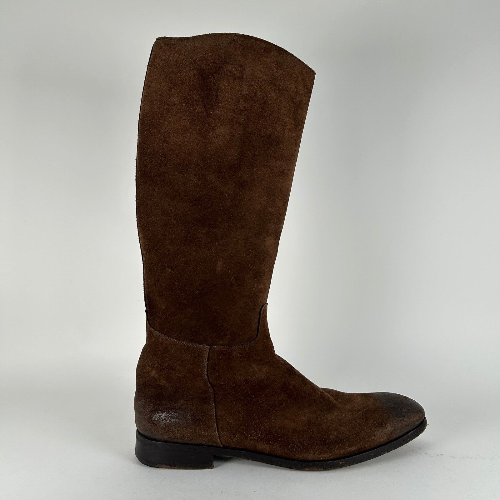 Prada Prada Suede Tall Riding Boot Size 12 Size US 12 / EU 45 - 1 Thumbnail
