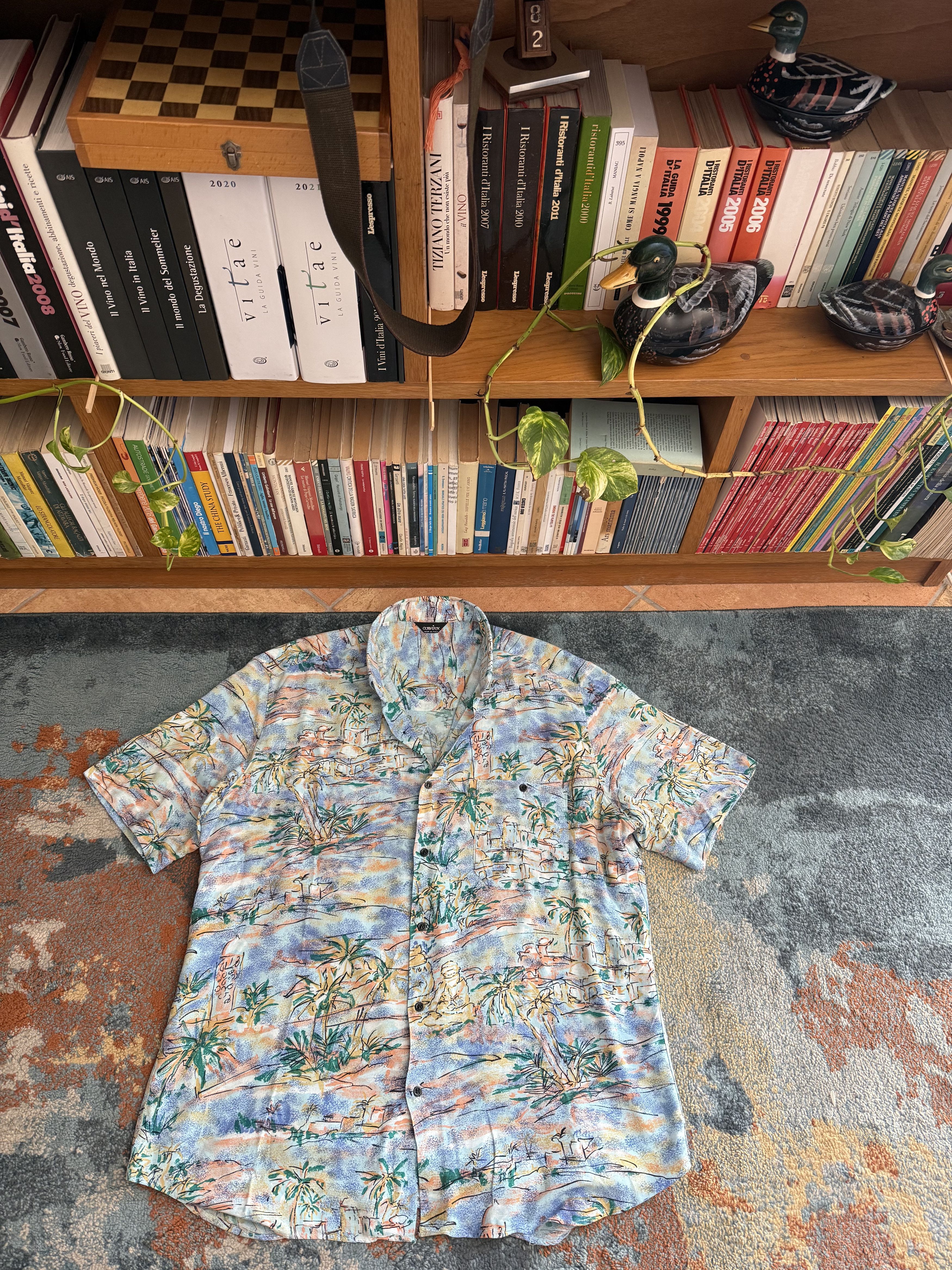 Vintage Vintage 90s Crazy Hawaii Shirt Size US L / EU 52-54 / 3 - 1 Thumbnail