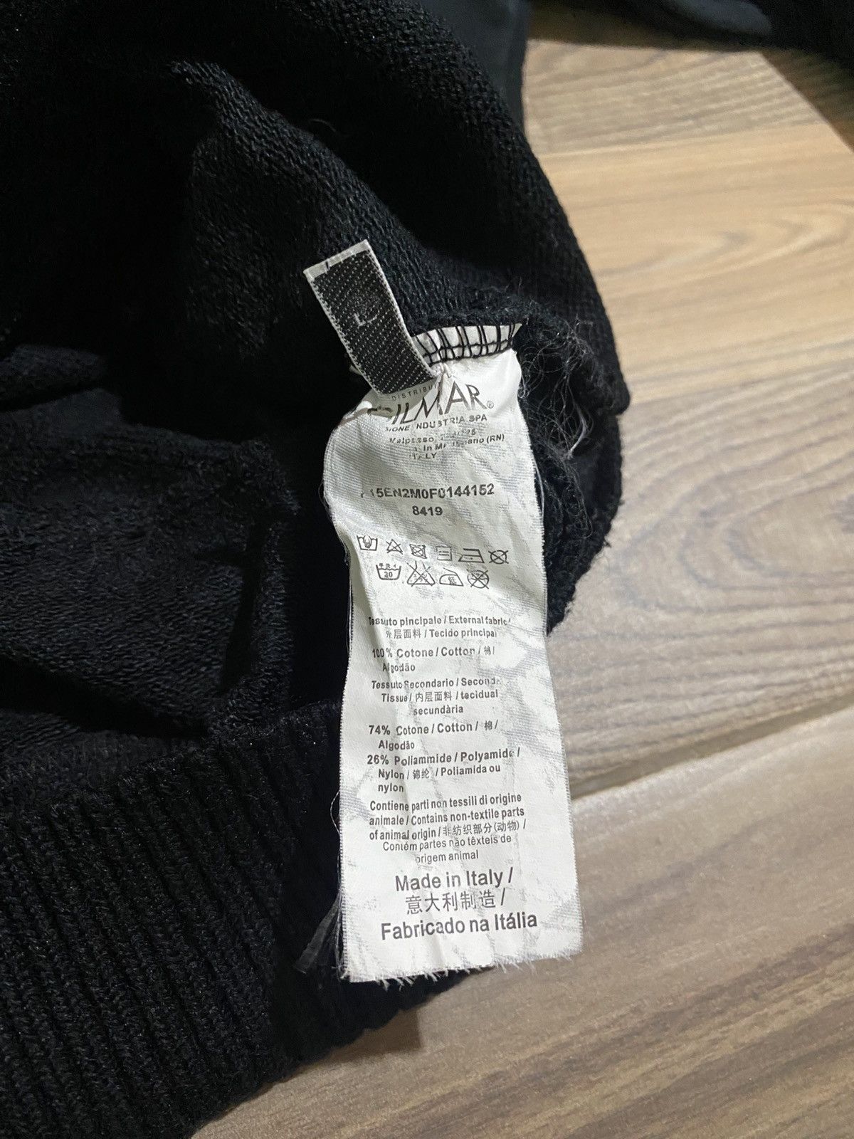 Alessandro Dell'acqua × N21 ALESSANDRO DELL’ACQUA N21 SWEATSHIRT BLACK ON BLACK UNISEX Size US L / EU 52-54 / 3 - 6 Thumbnail