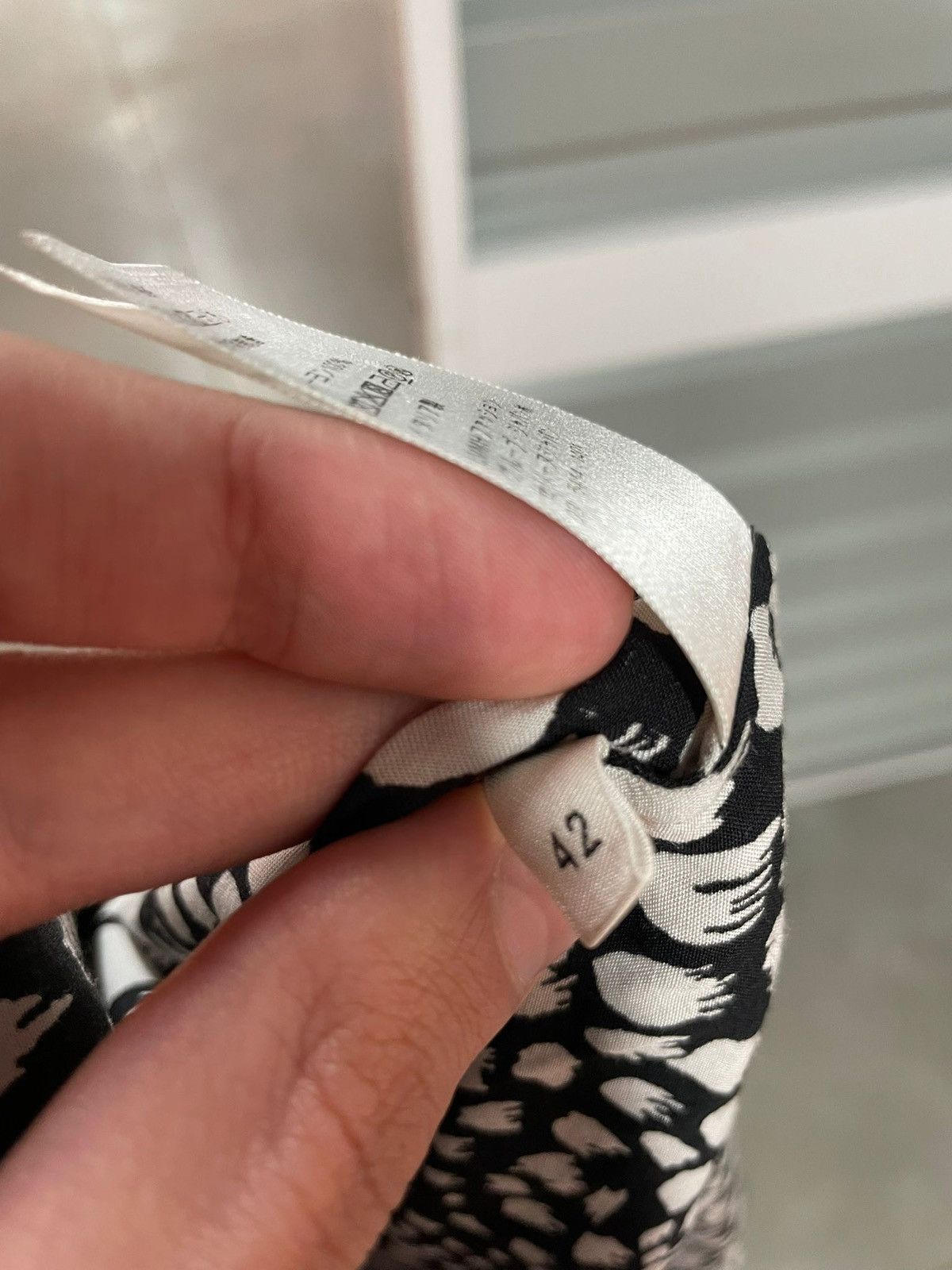 Celine Celine Shirt Abstract Feather Print Buttons Up size 42 Size M / US 6-8 / IT 42-44 - 13 Thumbnail