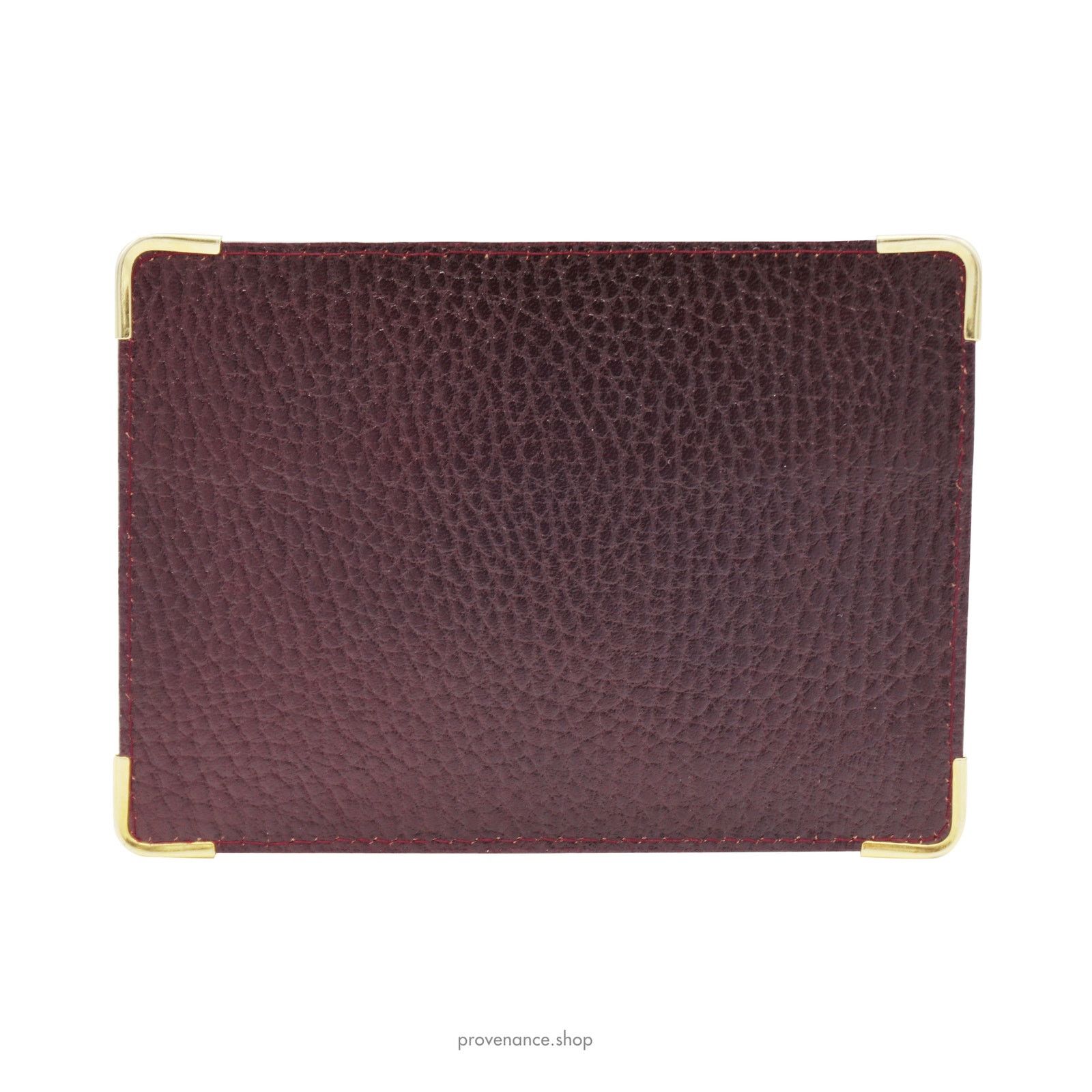 Rolex 🔴 Rolex Card Holder Wallet - Grained Acajou Leather Size ONE SIZE - 2 Thumbnail