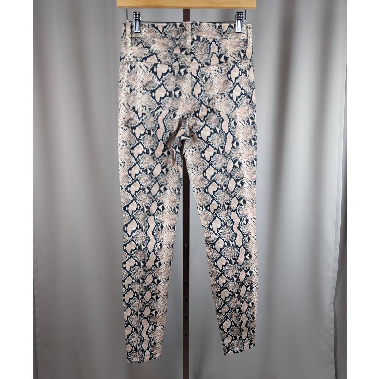 L'AGENCE L’AGENCE Marguerite Pink Python Print High Rise Jeans Size 25" / US 0 / IT 36 - 2 Thumbnail