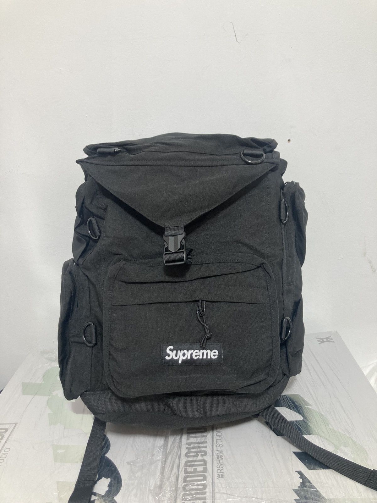 希少　Supreme Scatter Weave Back Pack USA製 Supreme Vintage Supreme 19th Scatter Weave Backpack | Grailed