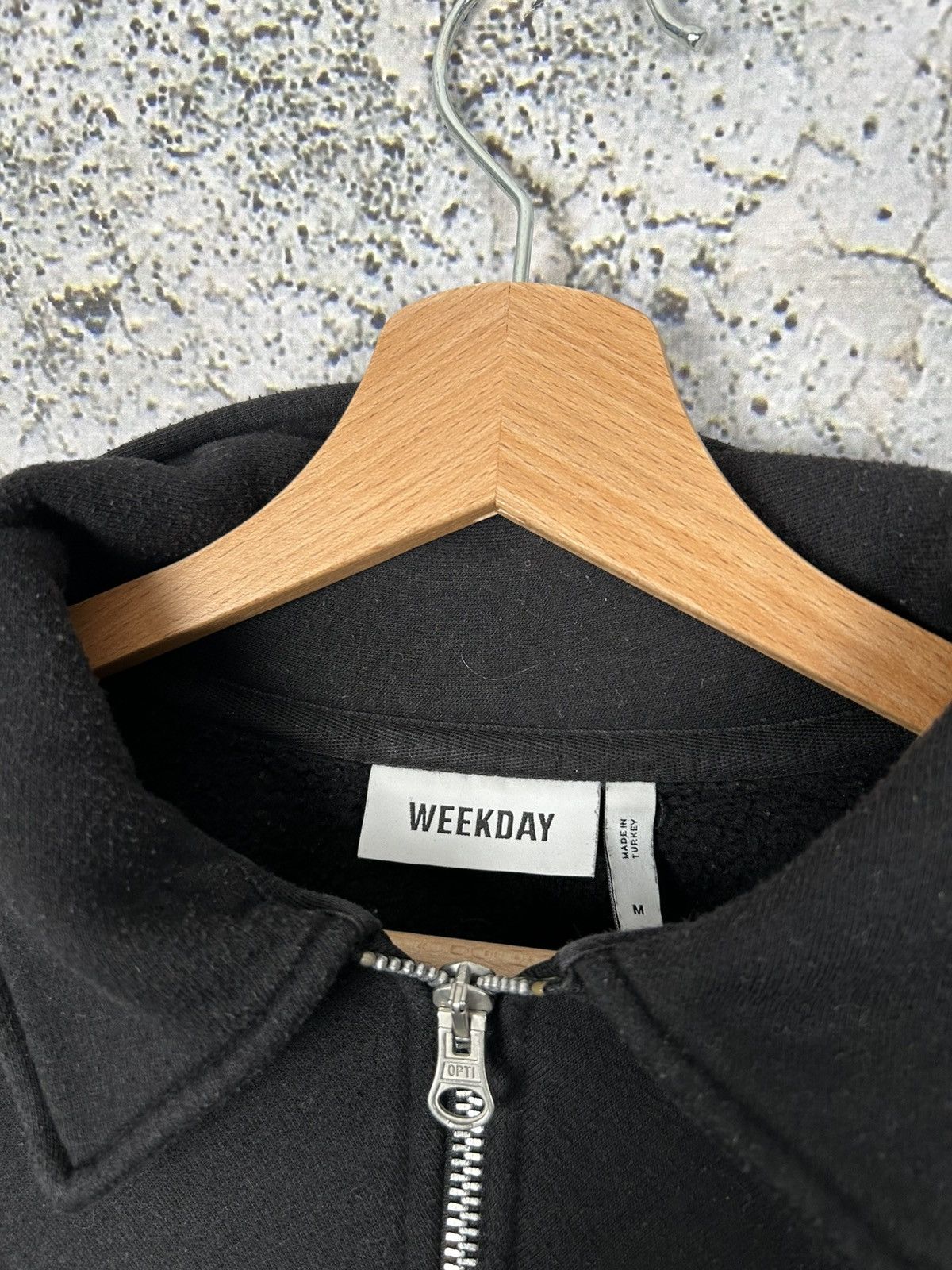 Weekday Weekday Half Zip Sweatshirt Boxy Cropped Rap Skate Rock Size US M / EU 48-50 / 2 - 3 Thumbnail