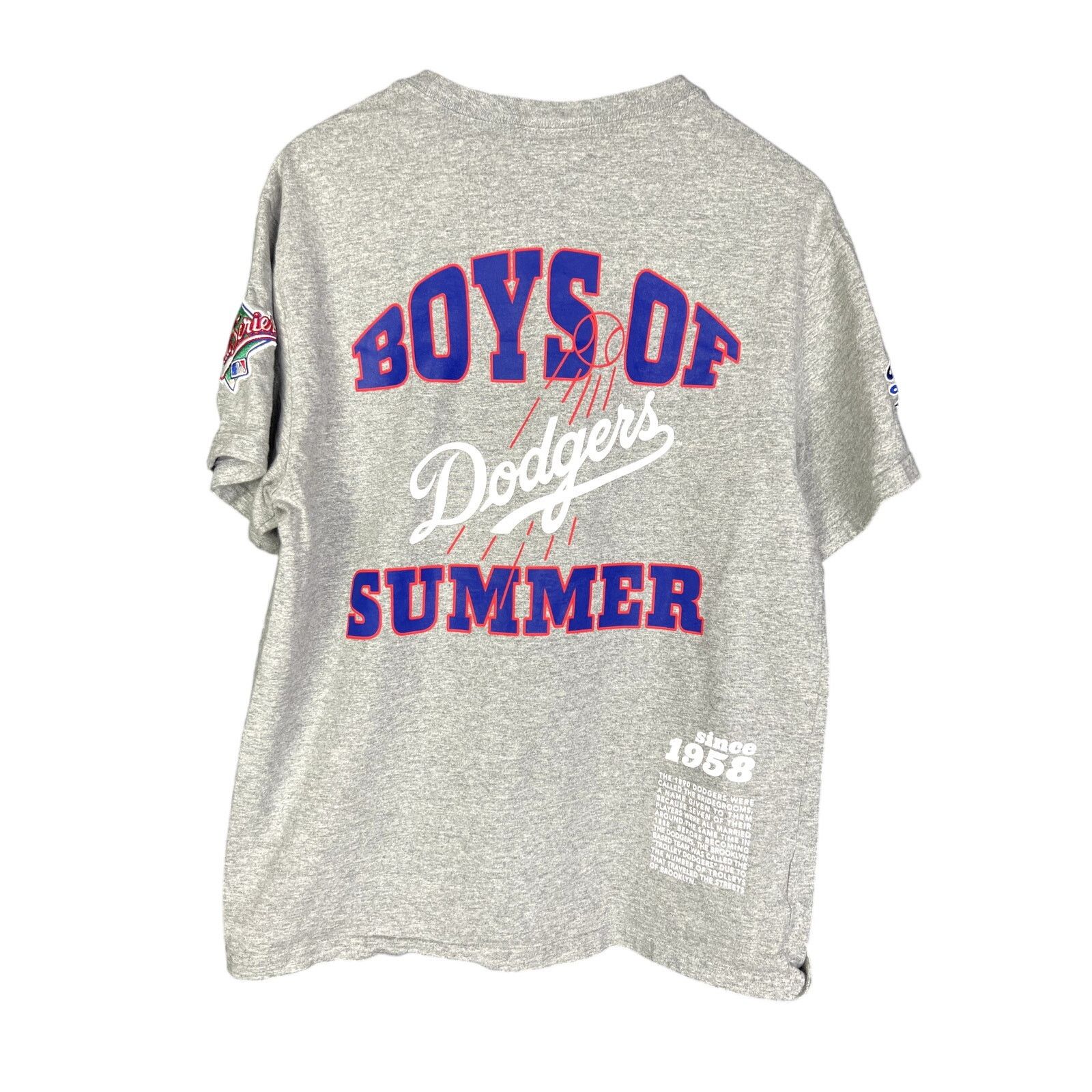 Mitchell & Ness Men's Dodgers 1988 World Series Boys of Summer T-Shirt - M Size US M / EU 48-50 / 2 - 1 Thumbnail