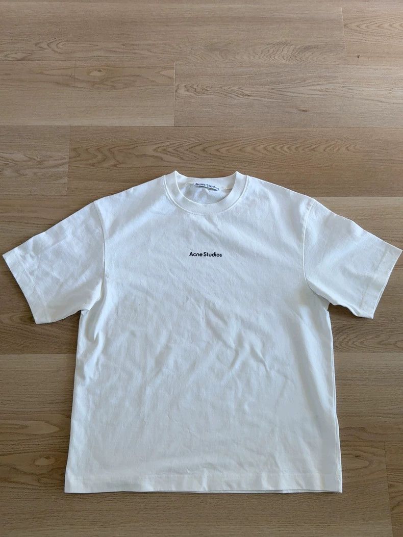 Acne Studios acne studios Letter white short-sleeved shirt Size US S / EU 44-46 / 1 - 1 Thumbnail