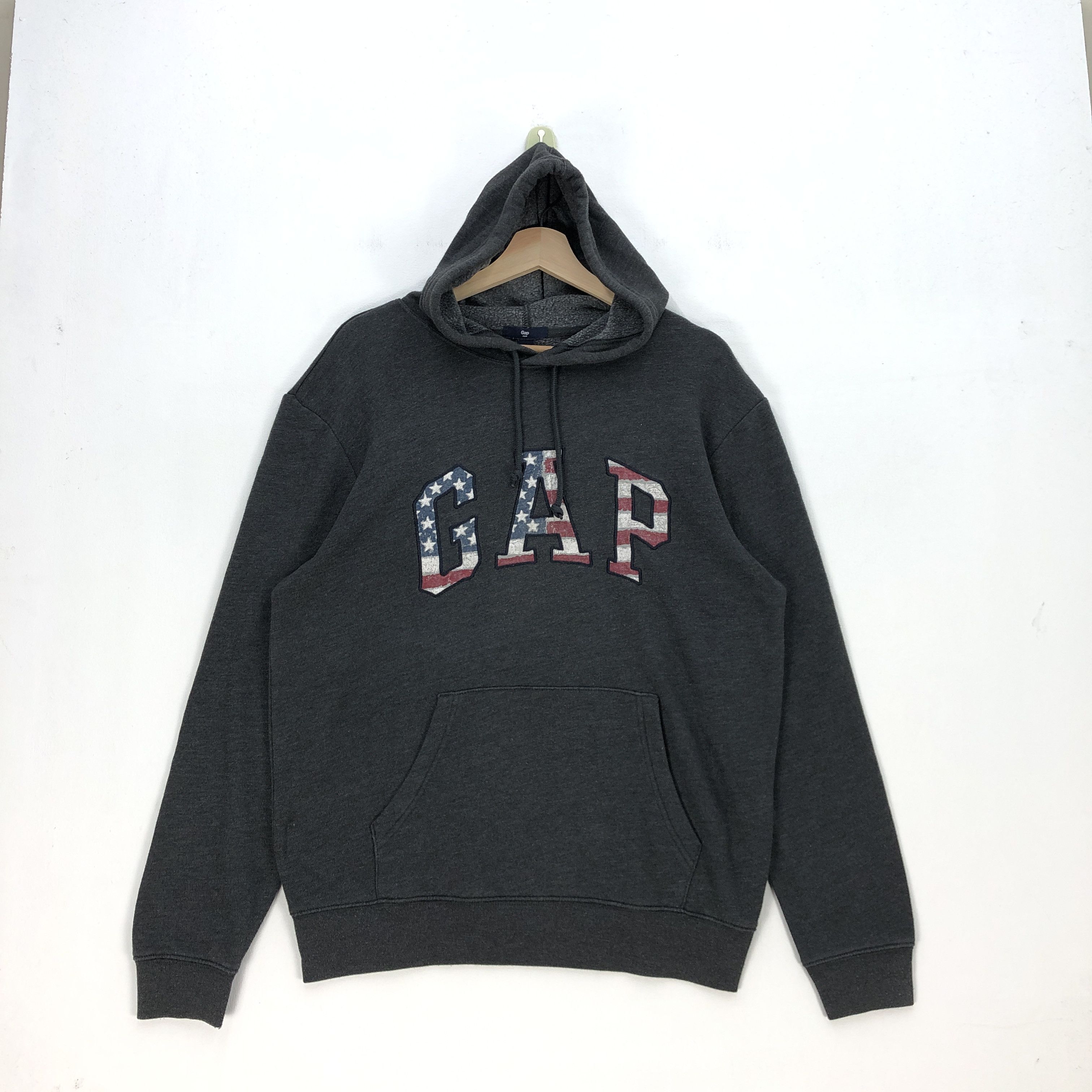 Gap × Vintage GAP Hoodie Sweater Gap Script Sweatshirt GAP Jumper Size US M / EU 48-50 / 2 - 2 Thumbnail