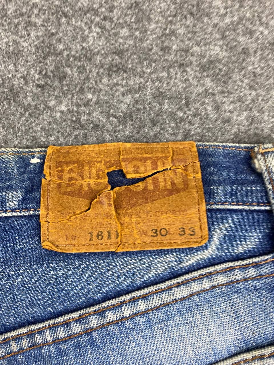 Big John vintage big john uneven faded denim Size US 31 - 6 Thumbnail