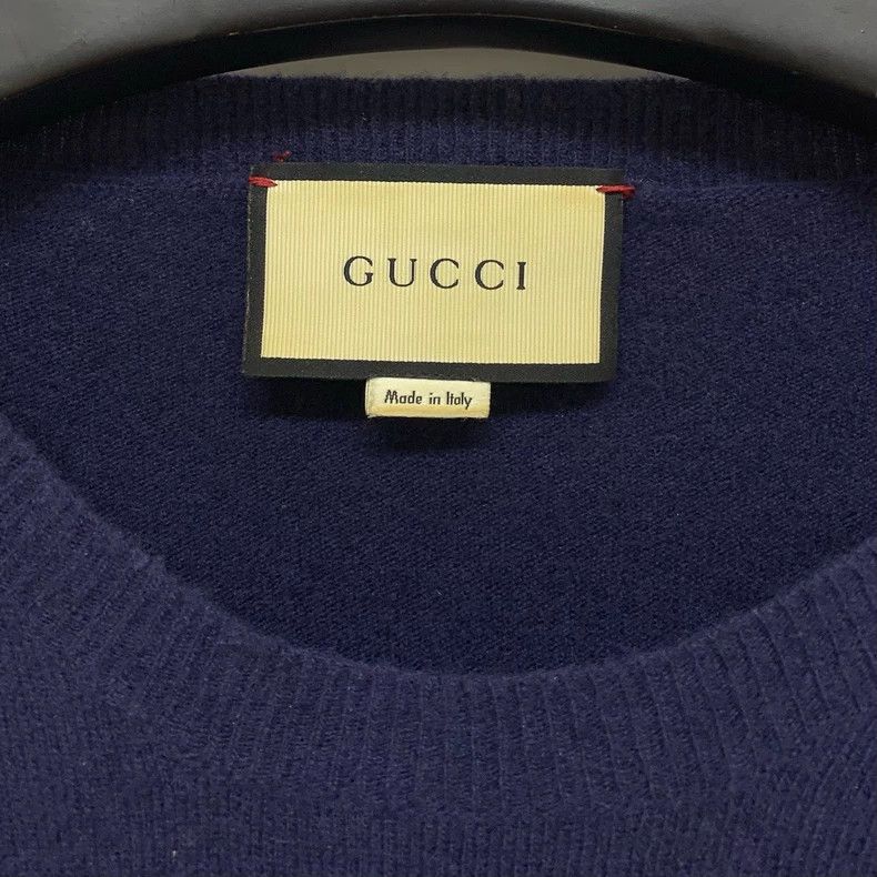 Gucci Gucci Embroidered pattern knitted sweater 2502-Nextarrow Size US L / EU 52-54 / 3 - 2 Thumbnail