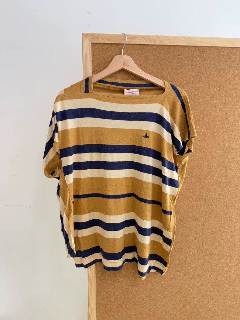 Vivienne Westwood Vivienne Westwood Striped short-sleeved T-shirt Size M / US 6-8 / IT 42-44 - 1 Thumbnail