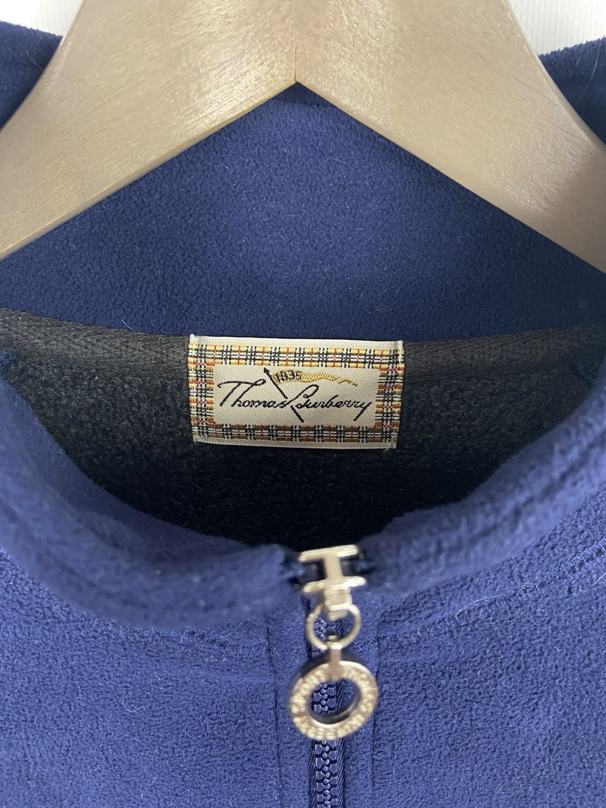 Burberry Vintage Thomas Burberry Sport Womens 1/4 Zip Fleece Sweater Size L / US 10 / IT 46 - 5 Thumbnail