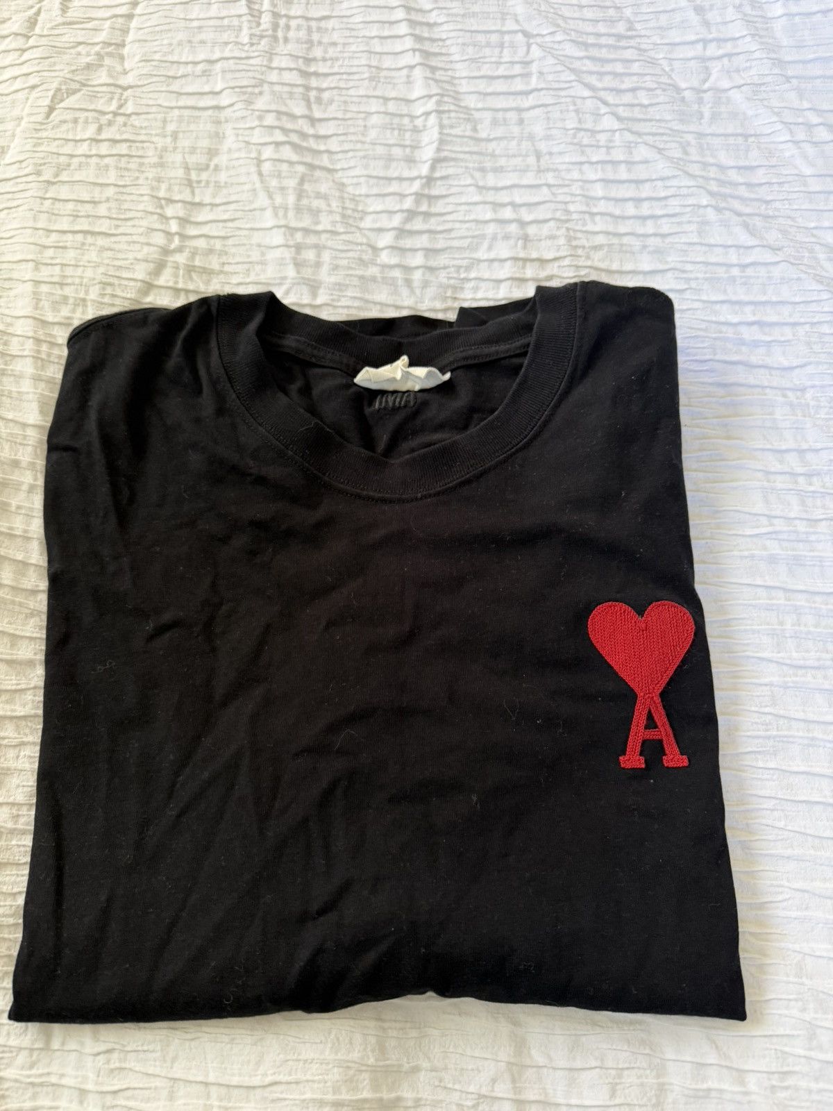 AMI Black Ami De Coeur T-Shirt Size US M / EU 48-50 / 2 - 4 Thumbnail