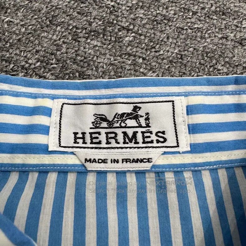 Hermes Hermes size 39 Splash paint floral striped shirt Size US M / EU 48-50 / 2 - 2 Thumbnail