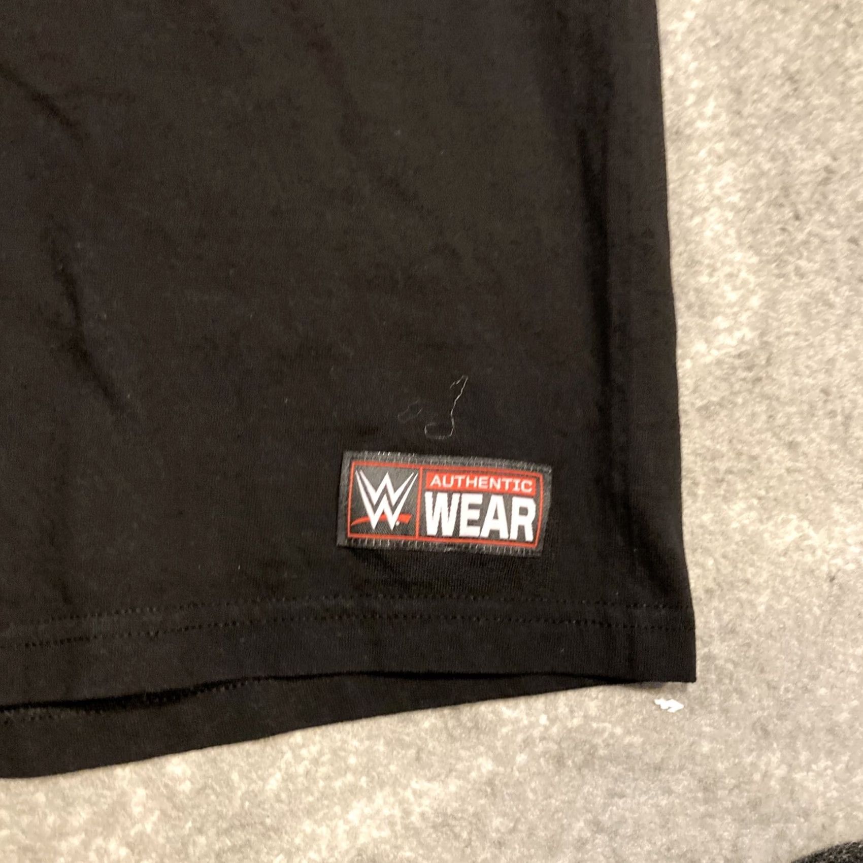 Vintage WWE T-Shirt Men XL Black Short Sleeve Awesome Happy Rusev Day Wresting Authentic Solid Pattern Size US XL / EU 56 / 4 - 2 Thumbnail