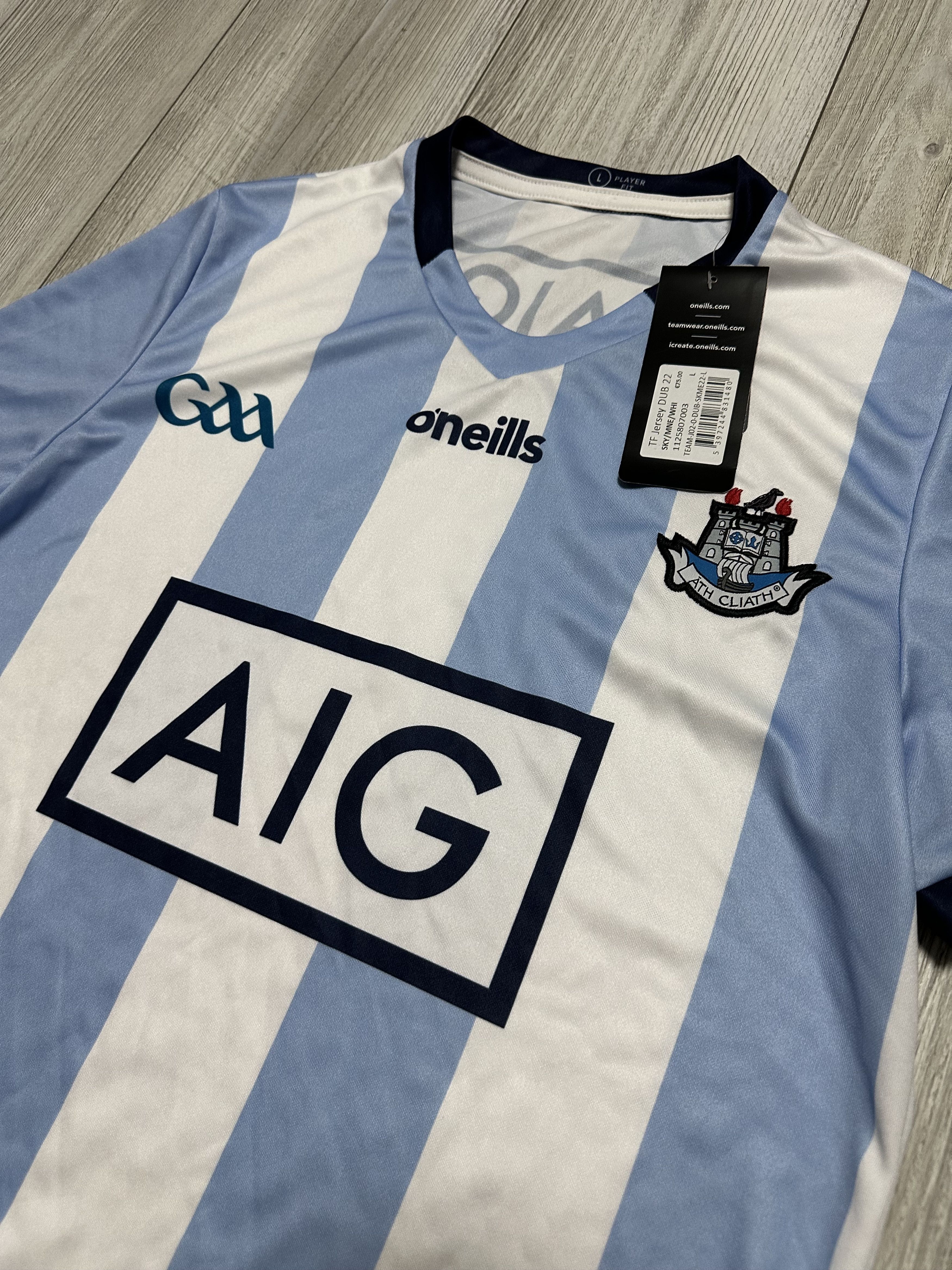 O'Neill New Dublin GAA O’Neills Jersey Mens Gaelic Football Shirt L Size US L / EU 52-54 / 3 - 2 Thumbnail
