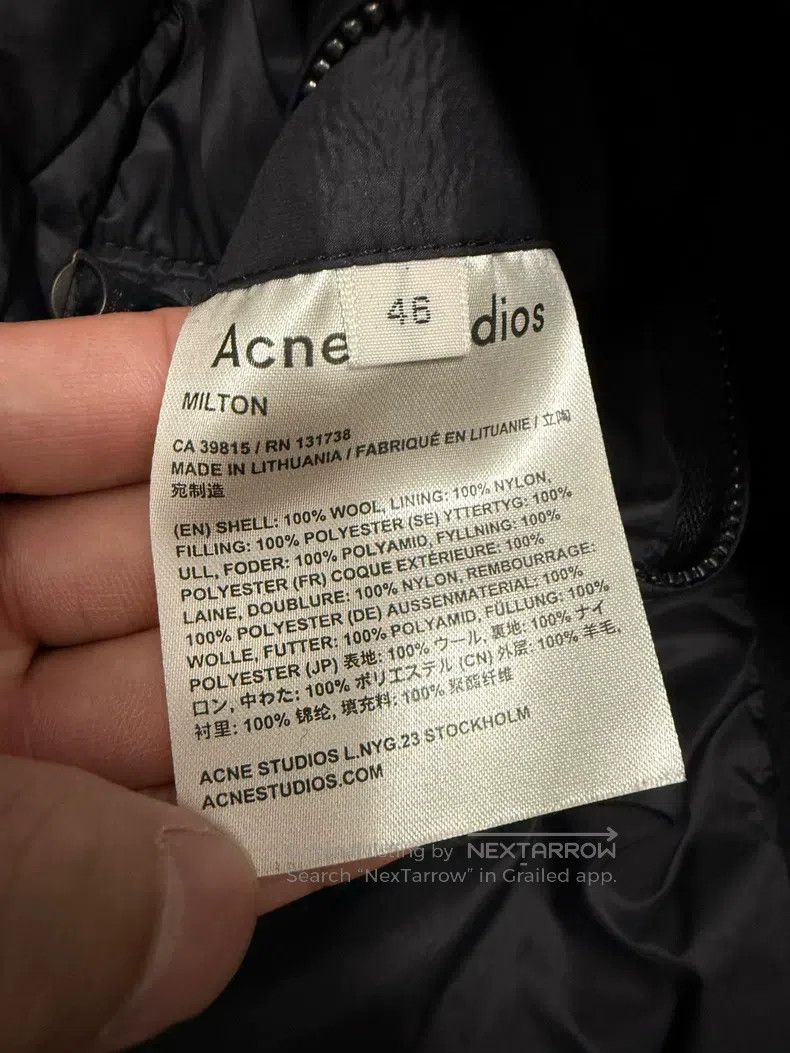 Acne Studios Acne Studios Black Hooded Wool Coat Size US S / EU 44-46 / 1 - 5 Thumbnail