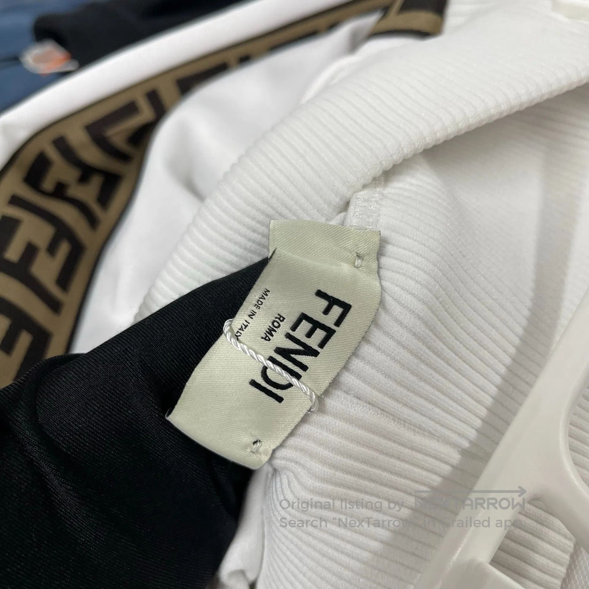 Fendi FENDI White arm old logo zip-up jacket sports set| Size US S / EU 44-46 / 1 - 9 Thumbnail