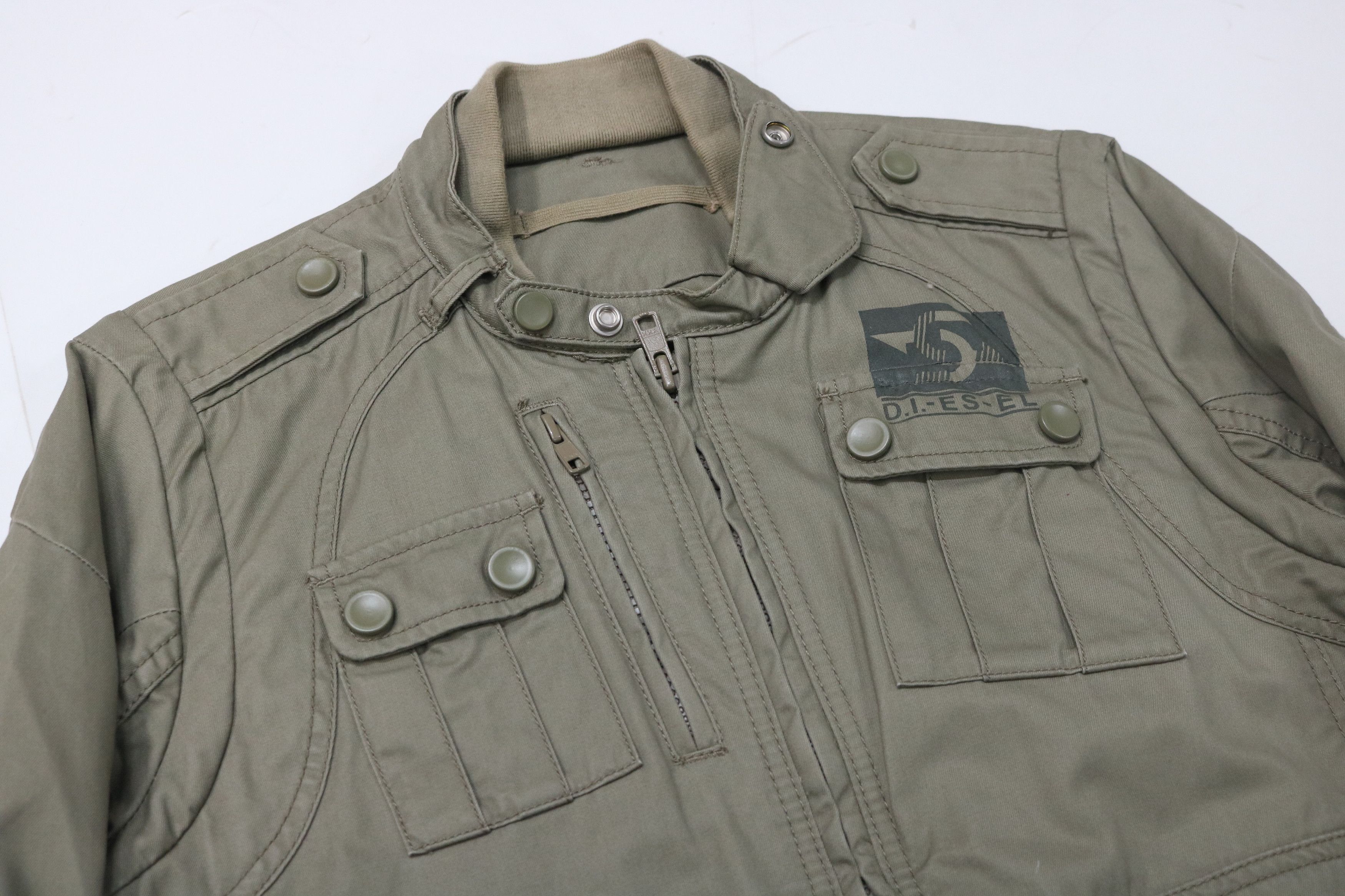 Diesel DIESEL Technical Zip-Up Jacket Size US M / EU 48-50 / 2 - 3 Thumbnail