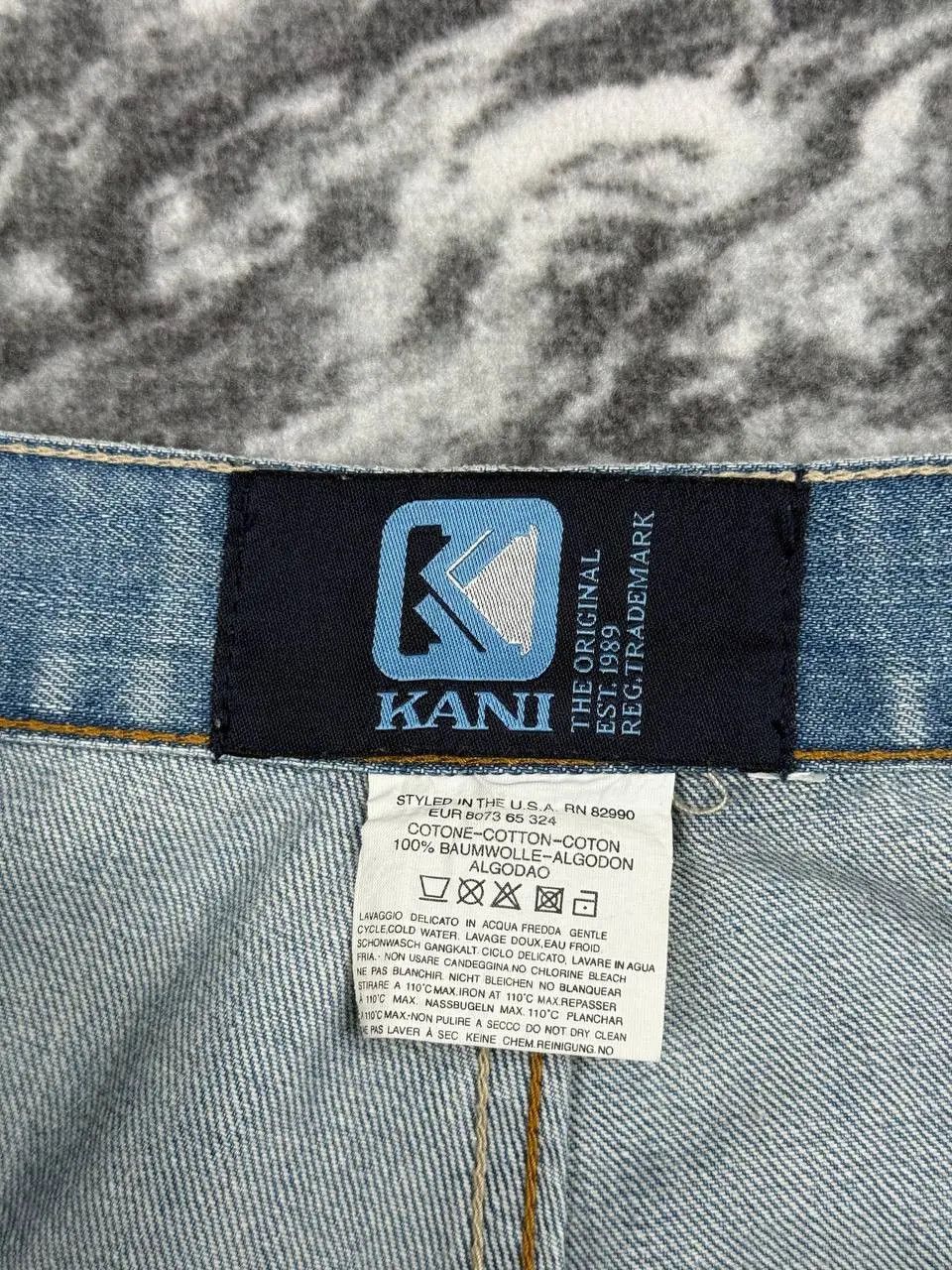 Karl Kani Vintage Karl Kani Denim Baggy Jeans 90s Big Logo Y2K Size US 38 / EU 54 - 10 Thumbnail