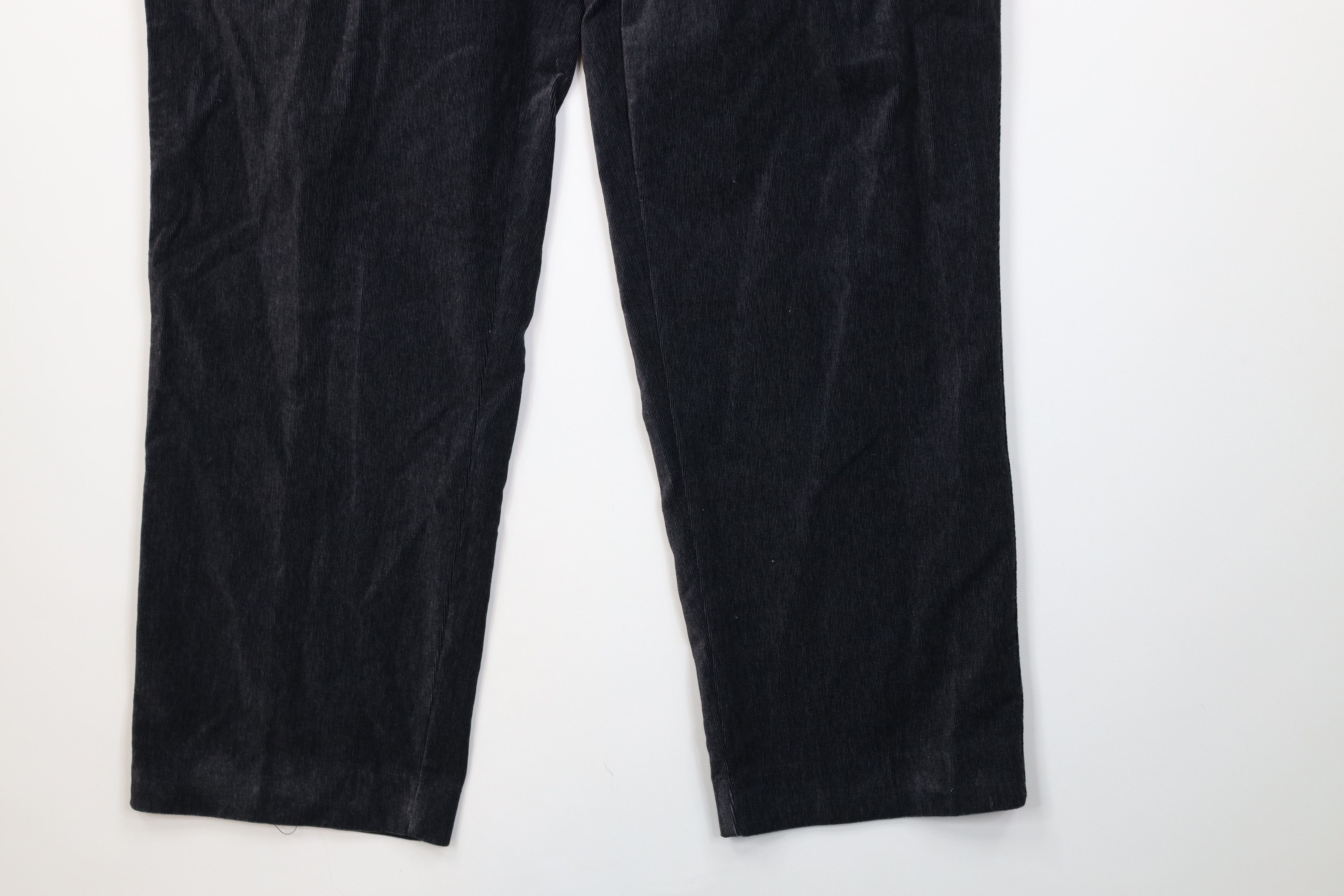 Vintage Vintage 90s Streetwear Wide Leg Corduroy Chino Pants Gray Size US 34 / EU 50 - 5 Thumbnail