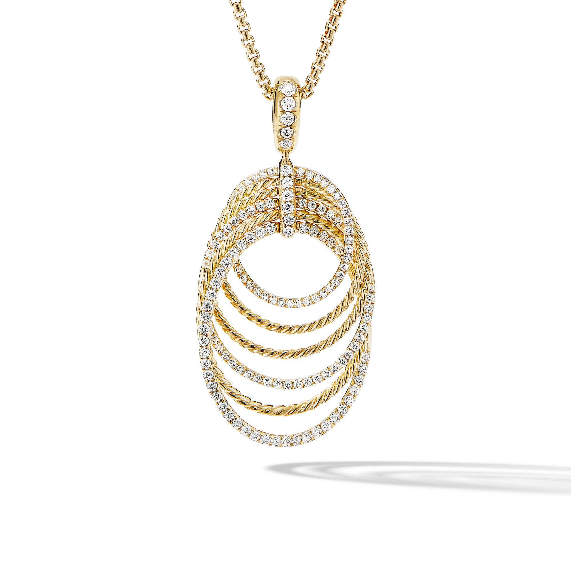 David Yurman o1w1db10426 N14870D Size:9 /Necklaces in Golden Size ONE SIZE - 1 Thumbnail