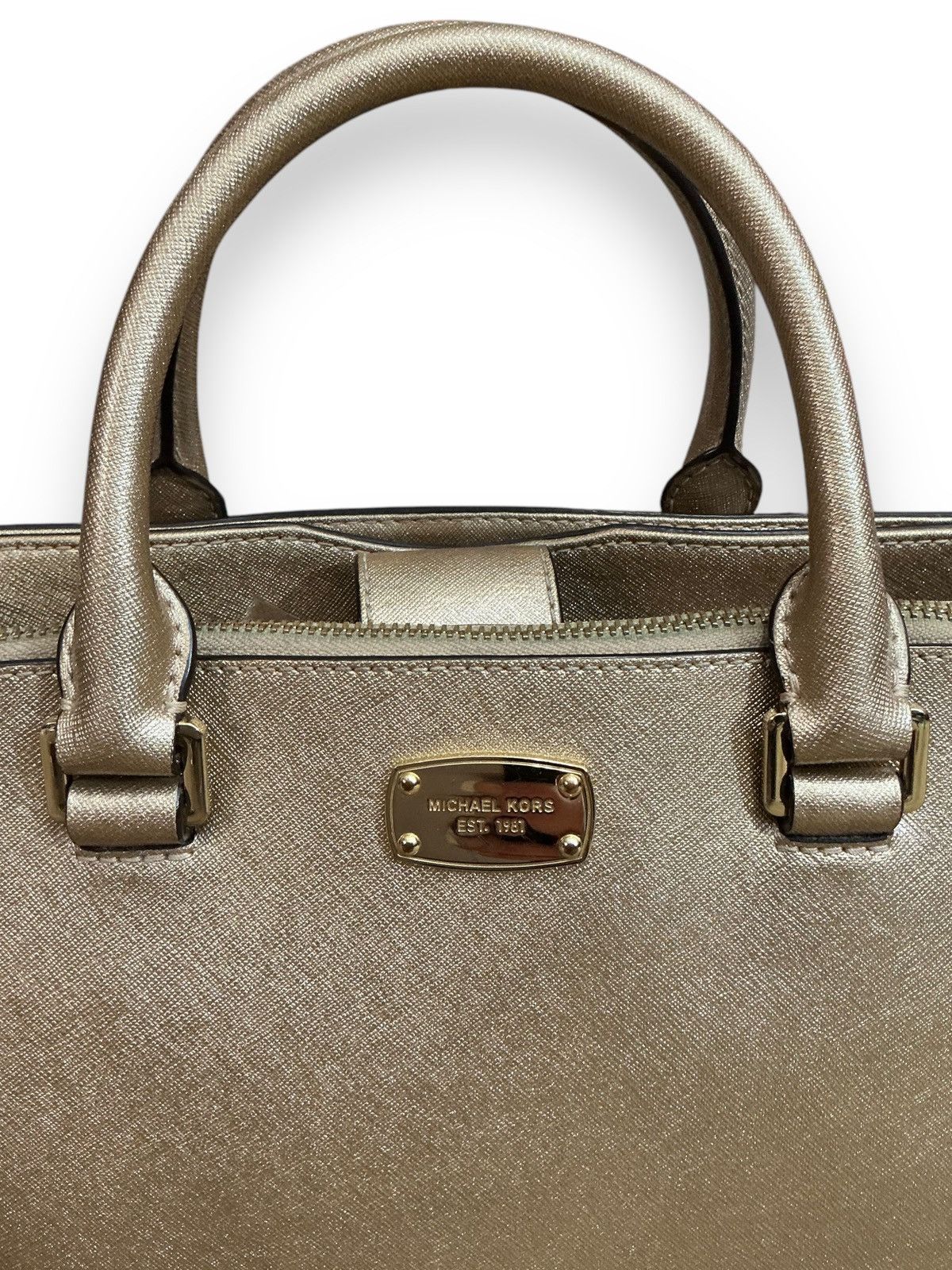 Michael Kors MICHAEL Michael Kors Kellen Saffiano Leather Jet Set Handbag Size ONE SIZE - 7 Thumbnail