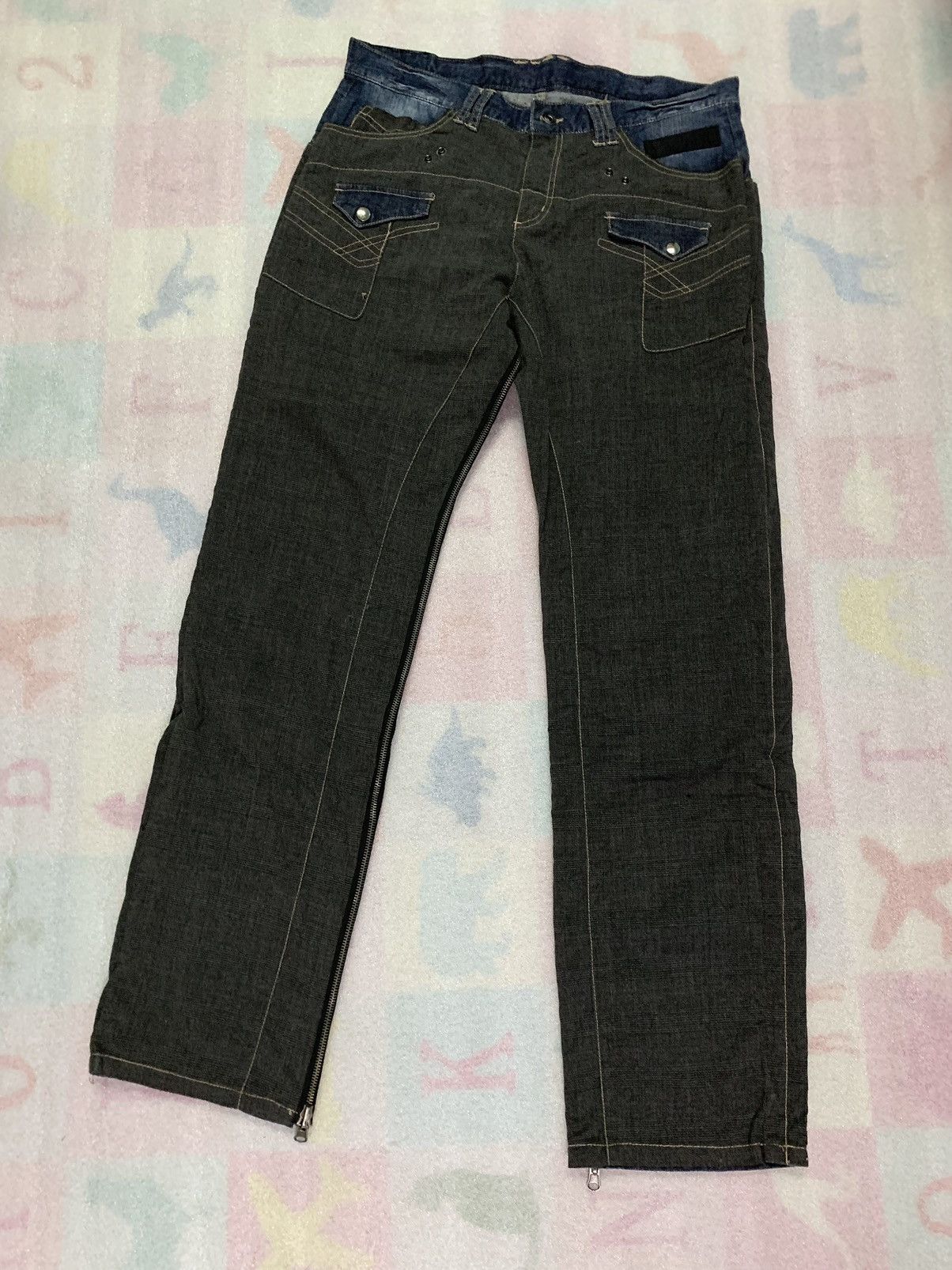 Japanese Brand × PPFM PPFM Anarchy Denim Reversible Size US 34 / EU 50 - 6 Thumbnail
