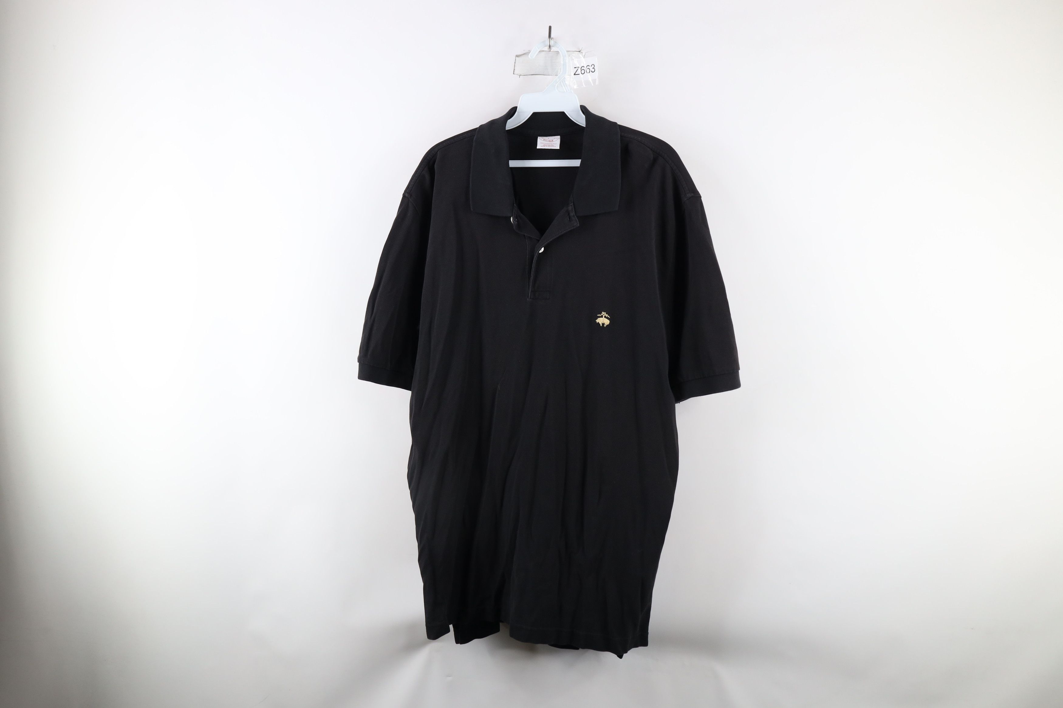 Brooks Brothers Vintage Brooks Brothers Collared Performance Golf Polo Black Size US L / EU 52-54 / 3 - 1 Thumbnail